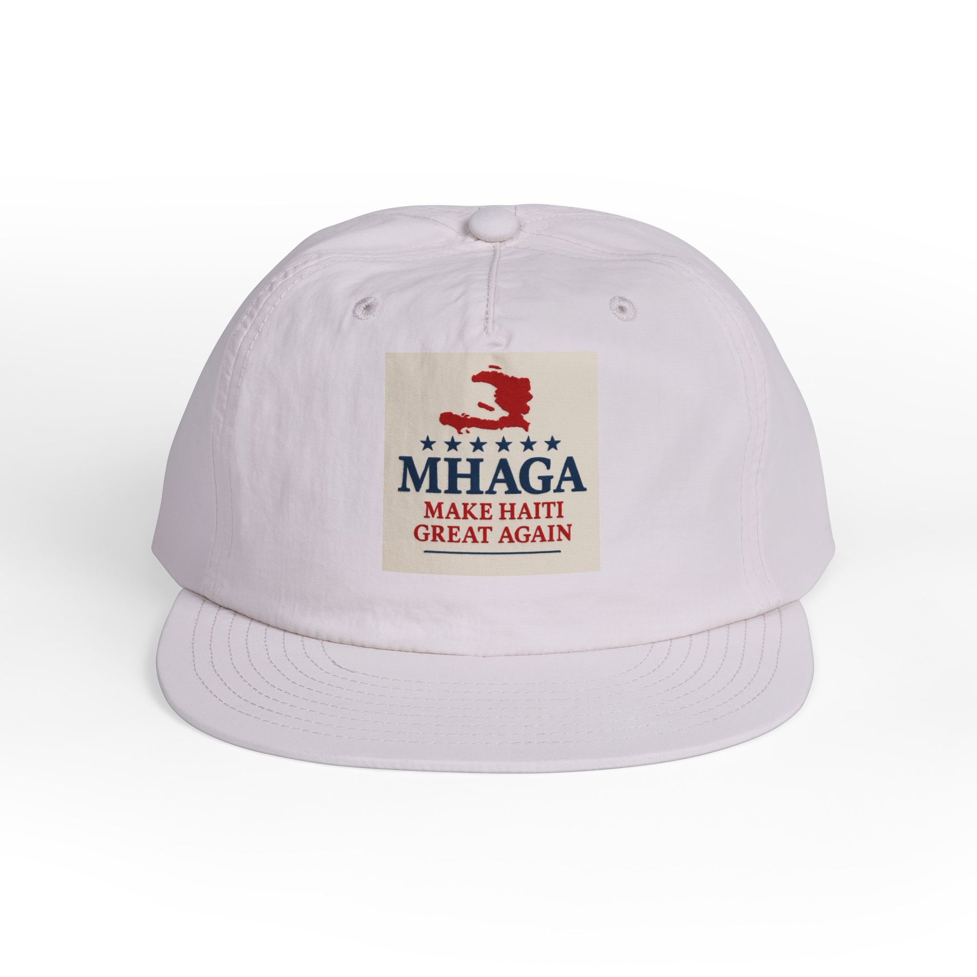 Surf Cap with 'MHAGA - Make Haiti Great Again' Design | Ideal for Beach Days, Casual Outings, Summer Festivals, Travel Adventures, Gift Idea