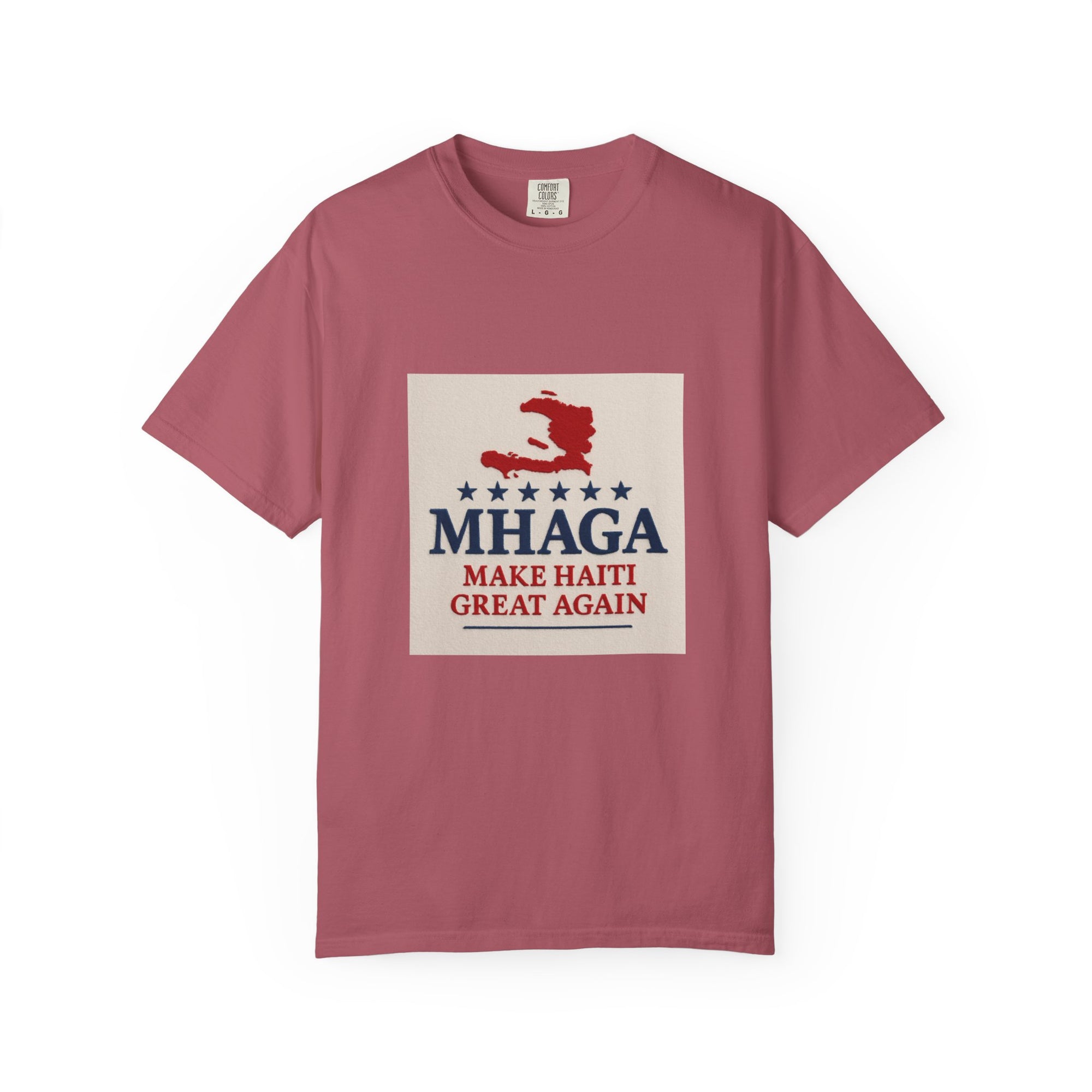 Unisex Garment-Dyed T-shirt: Make Haiti Great Again, Casual Tee, Cultural Pride Shirt, Gift for Activists, Haiti Heritage Apparel