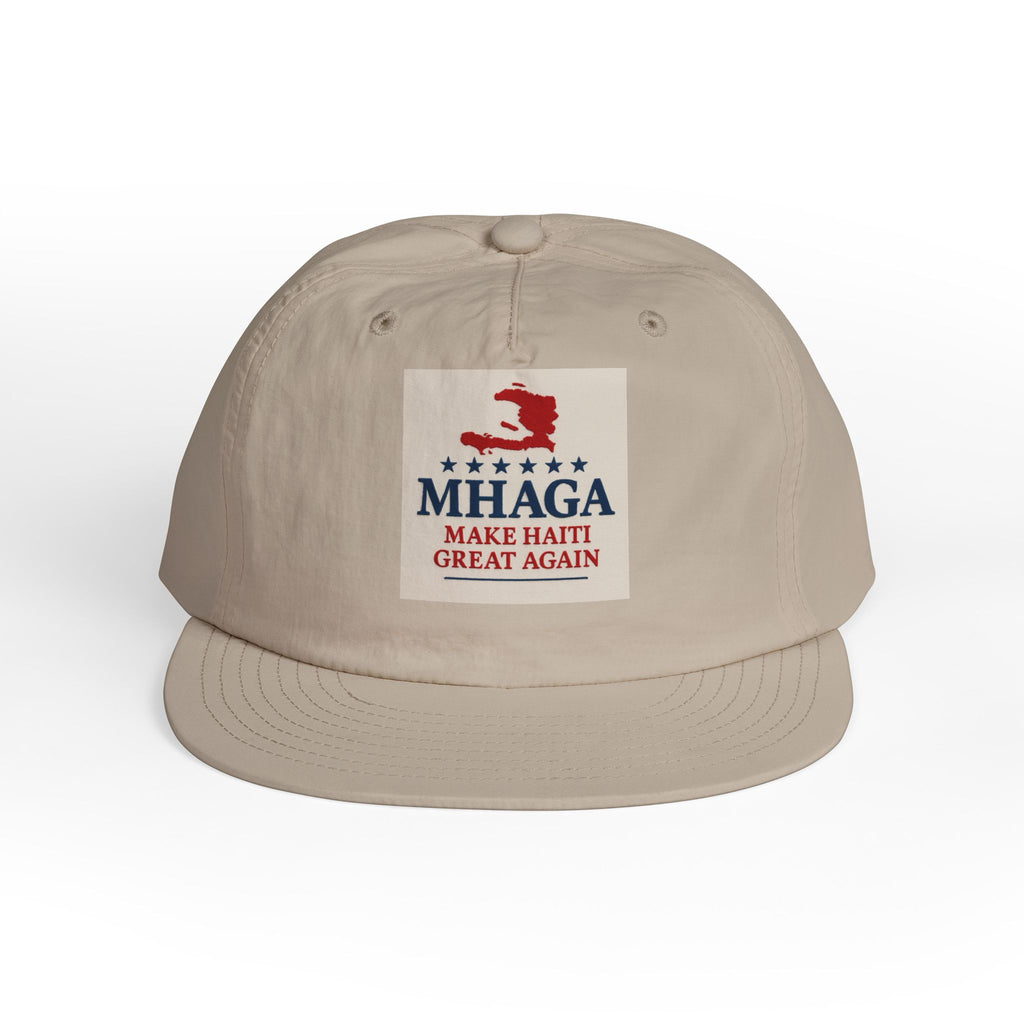 Surf Cap with 'MHAGA - Make Haiti Great Again' Design | Ideal for Beach Days, Casual Outings, Summer Festivals, Travel Adventures, Gift Idea