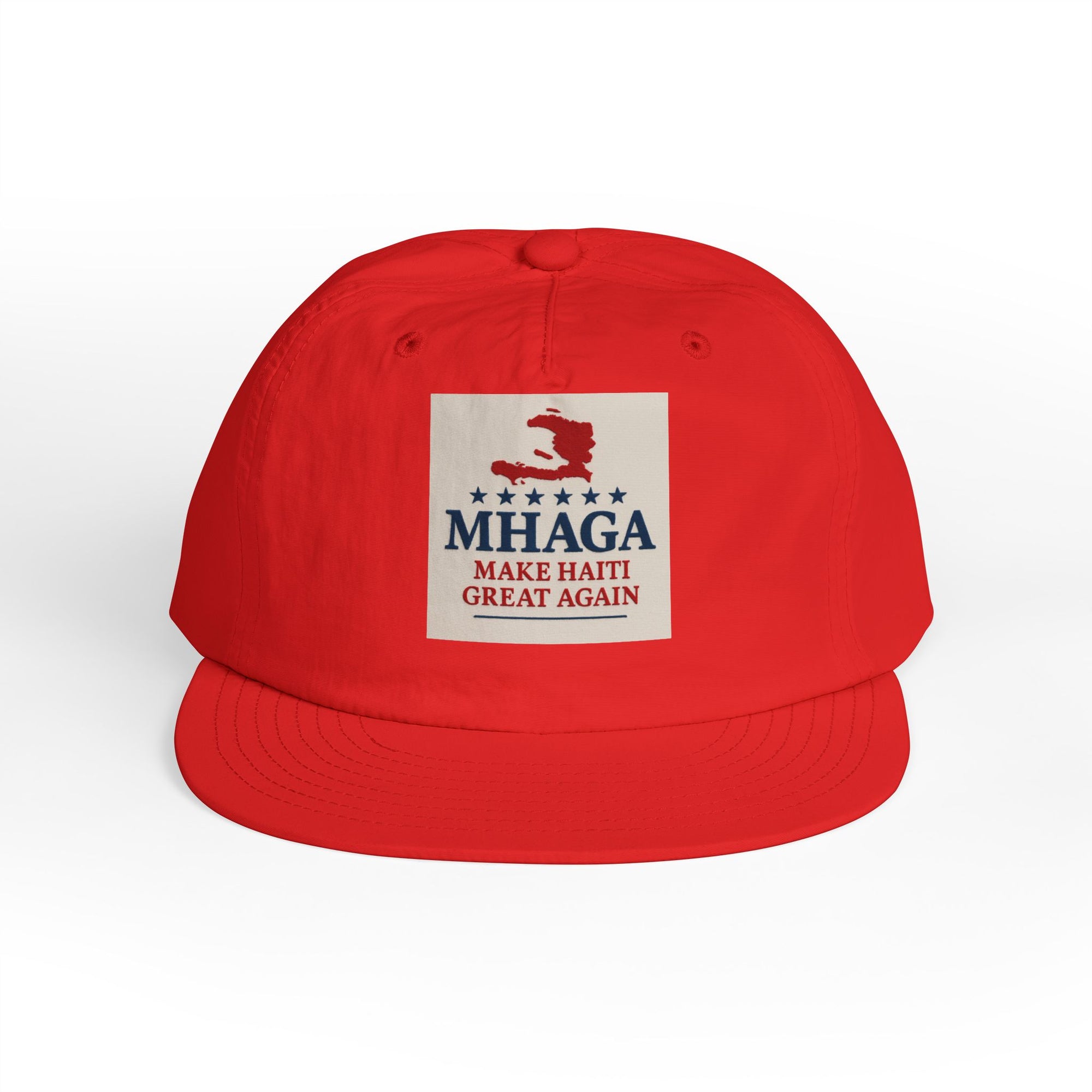 Surf Cap with 'MHAGA - Make Haiti Great Again' Design | Ideal for Beach Days, Casual Outings, Summer Festivals, Travel Adventures, Gift Idea