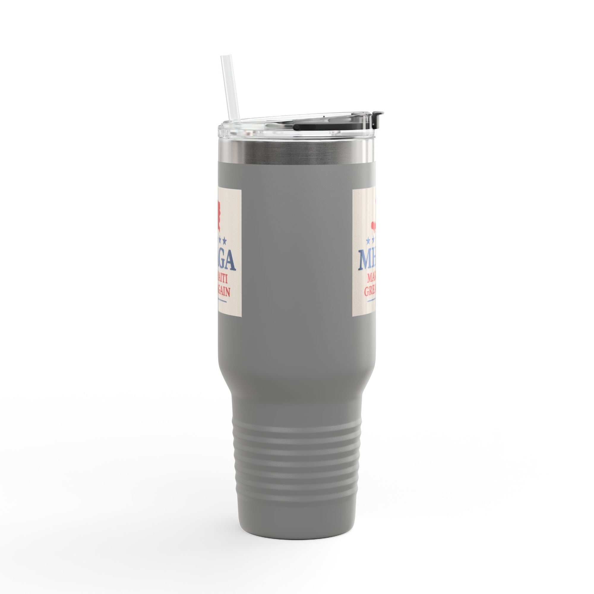 Insulated Travel Mug - MHAGA: Make Haiti Great Again, Perfect for Coffee Lovers, Road Trips, Gifts, 40oz Outdoor Adventure
