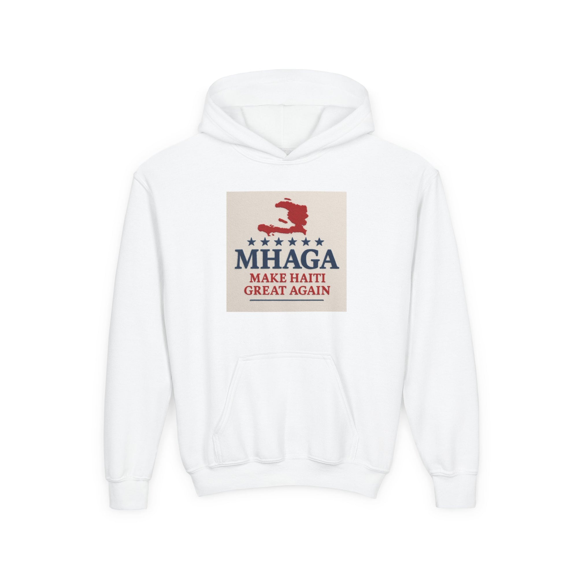 Youth Hooded Sweatshirt with 'Make Haiti Great Again' Design - Cozy, Trendy Hoodie for Youth, Perfect Gift for Holidays, Casual Wear, [...]