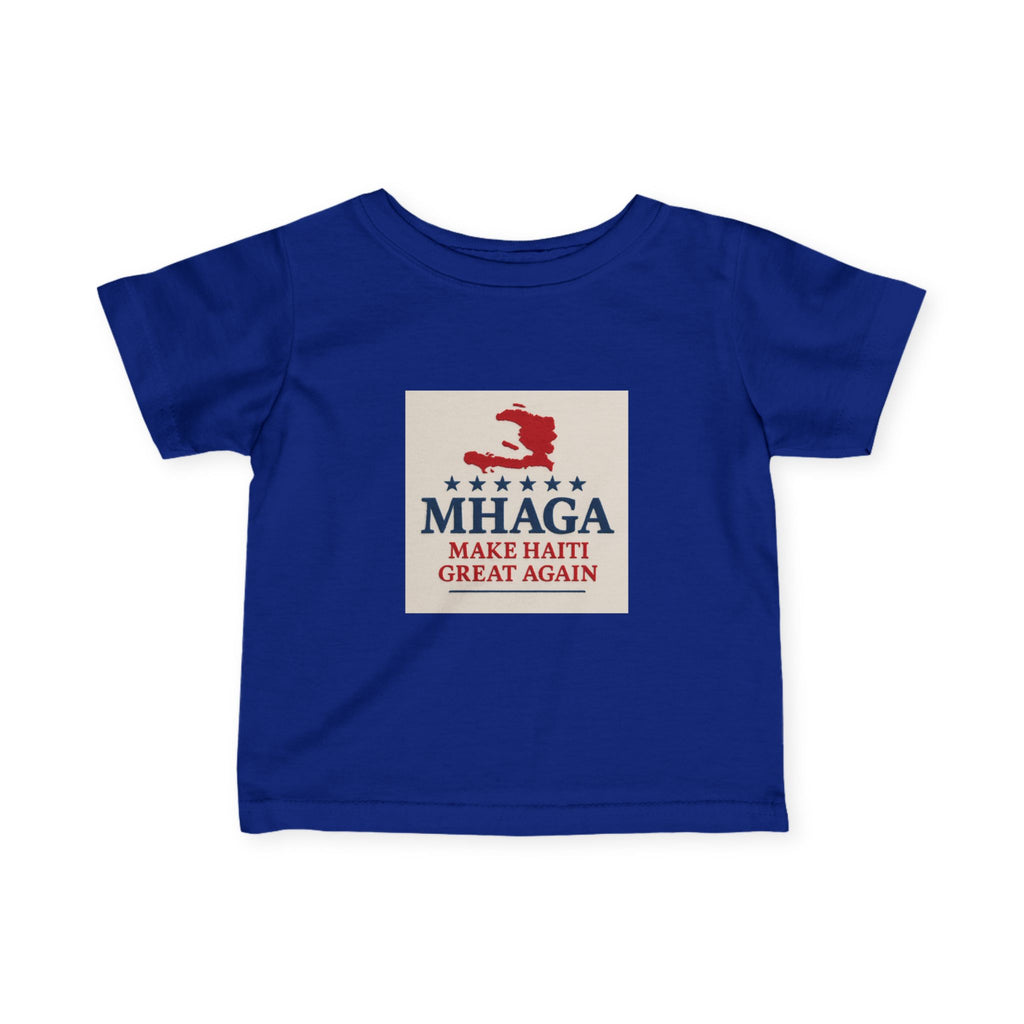 Infant Fine Jersey Tee with 'MHAGA' Design - Cute Baby T-Shirt, Toddler Apparel, Baby Shower Gift, Toddler Outfit, Gift for New Parents