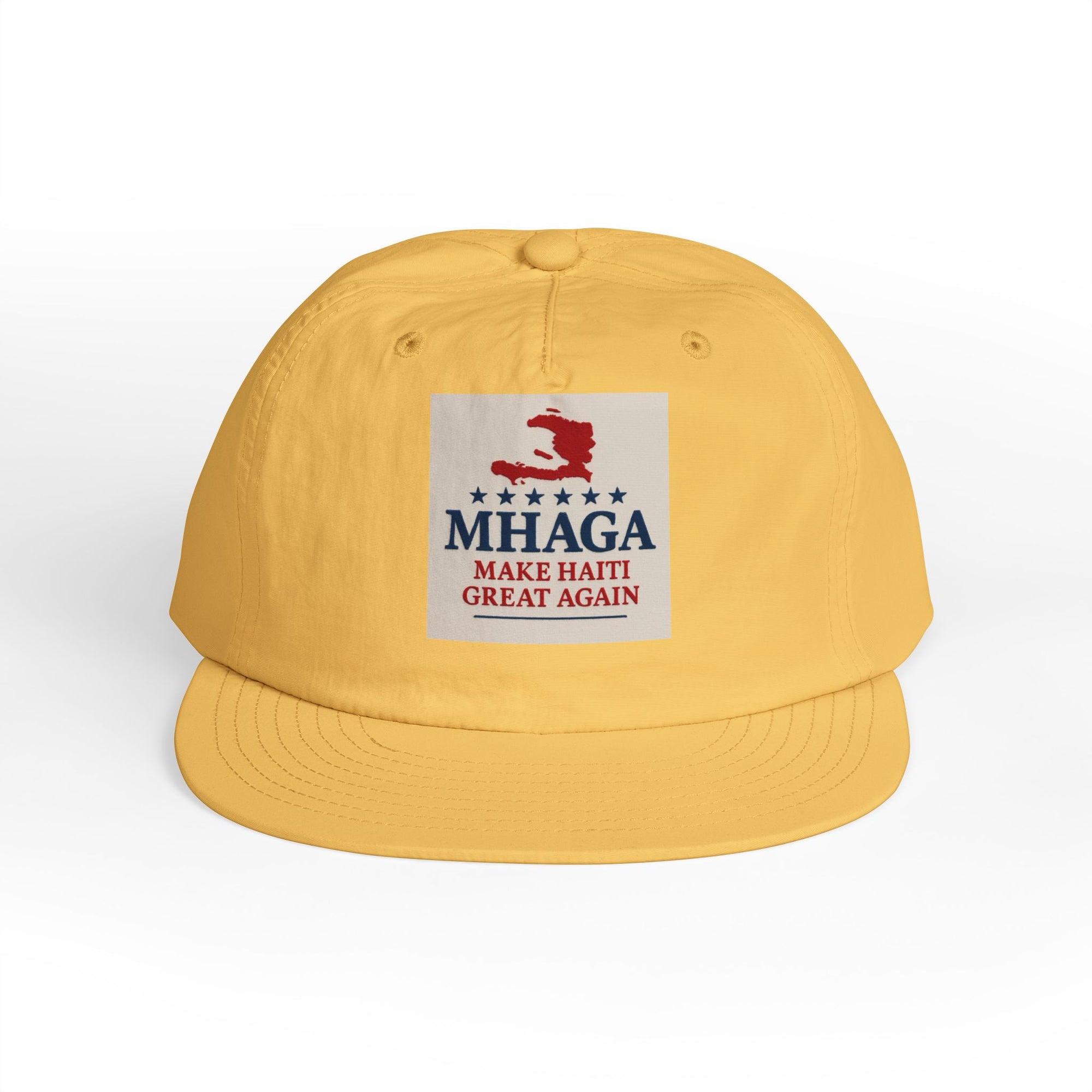 Surf Cap with 'MHAGA - Make Haiti Great Again' Design | Ideal for Beach Days, Casual Outings, Summer Festivals, Travel Adventures, Gift Idea