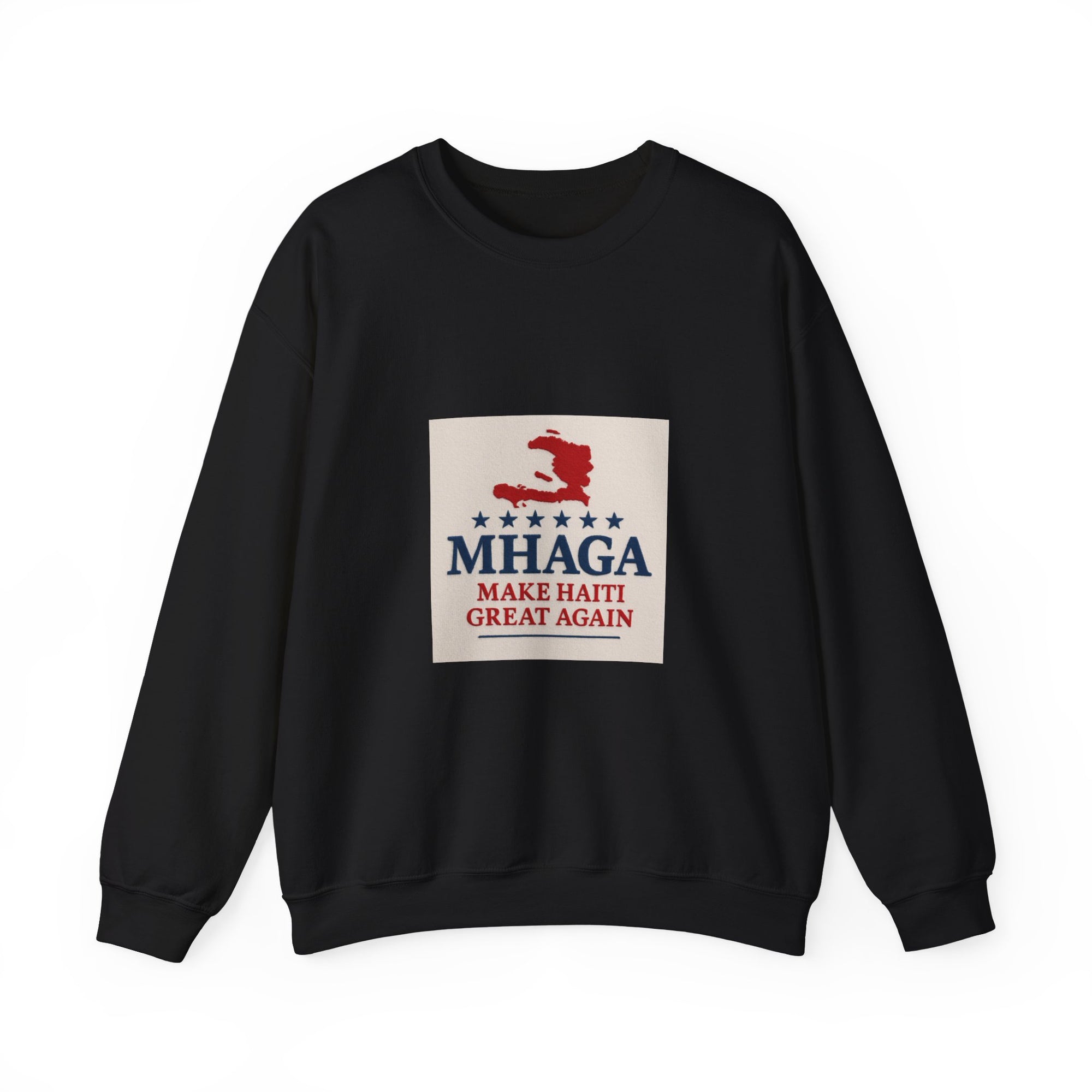 Haitian Pride Crewneck Sweatshirt, Cozy Unisex Pullover, Heritage Apparel, Perfect Gift, Casual Wear for All