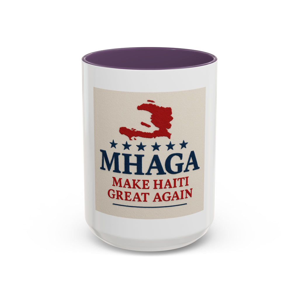 Patriotic Coffee Mug - MHAGA (Make Haiti Great Again) | Unique Gift for Coffee Lovers, Haitian Pride, Political Humor