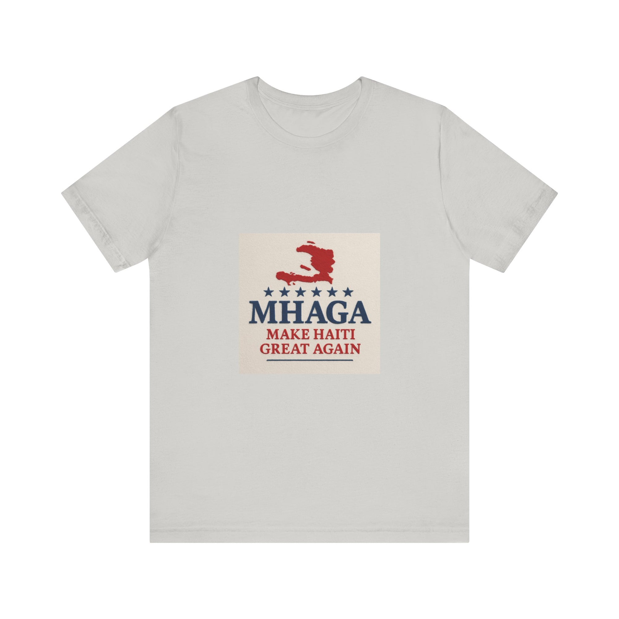 Patriotic Short Sleeve Tee, Unisex Jersey T-Shirt for Summer Celebrations, Haiti Pride, Casual Wear, Gift Idea for Holidays