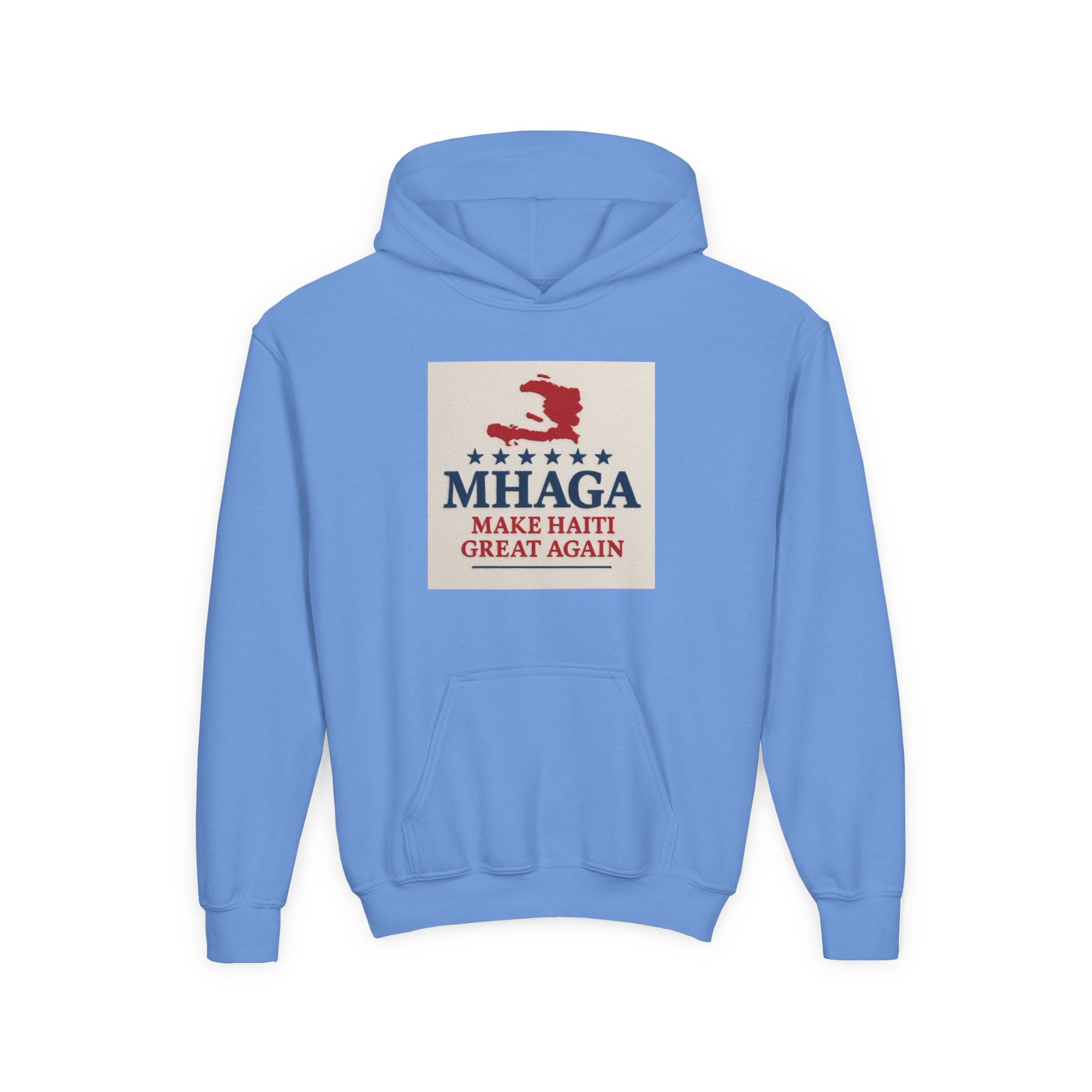 Youth Hooded Sweatshirt with 'Make Haiti Great Again' Design - Cozy, Trendy Hoodie for Youth, Perfect Gift for Holidays, Casual Wear, [...]