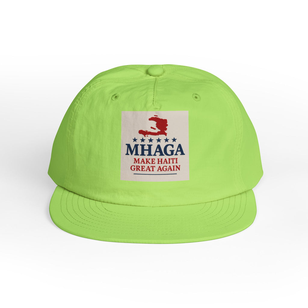 Surf Cap with 'MHAGA - Make Haiti Great Again' Design | Ideal for Beach Days, Casual Outings, Summer Festivals, Travel Adventures, Gift Idea