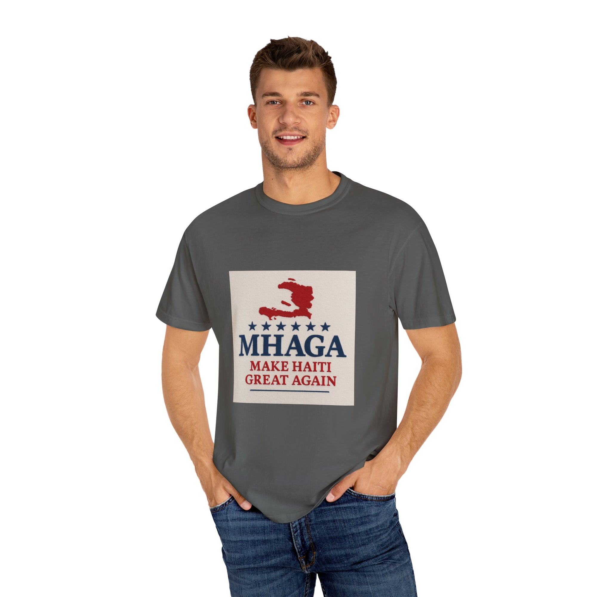 Unisex T-Shirt - Make Haiti Great Again, Casual Wear, Gifts for Haiti Supporters, Patriotic Apparel, Everyday Comfort Tee