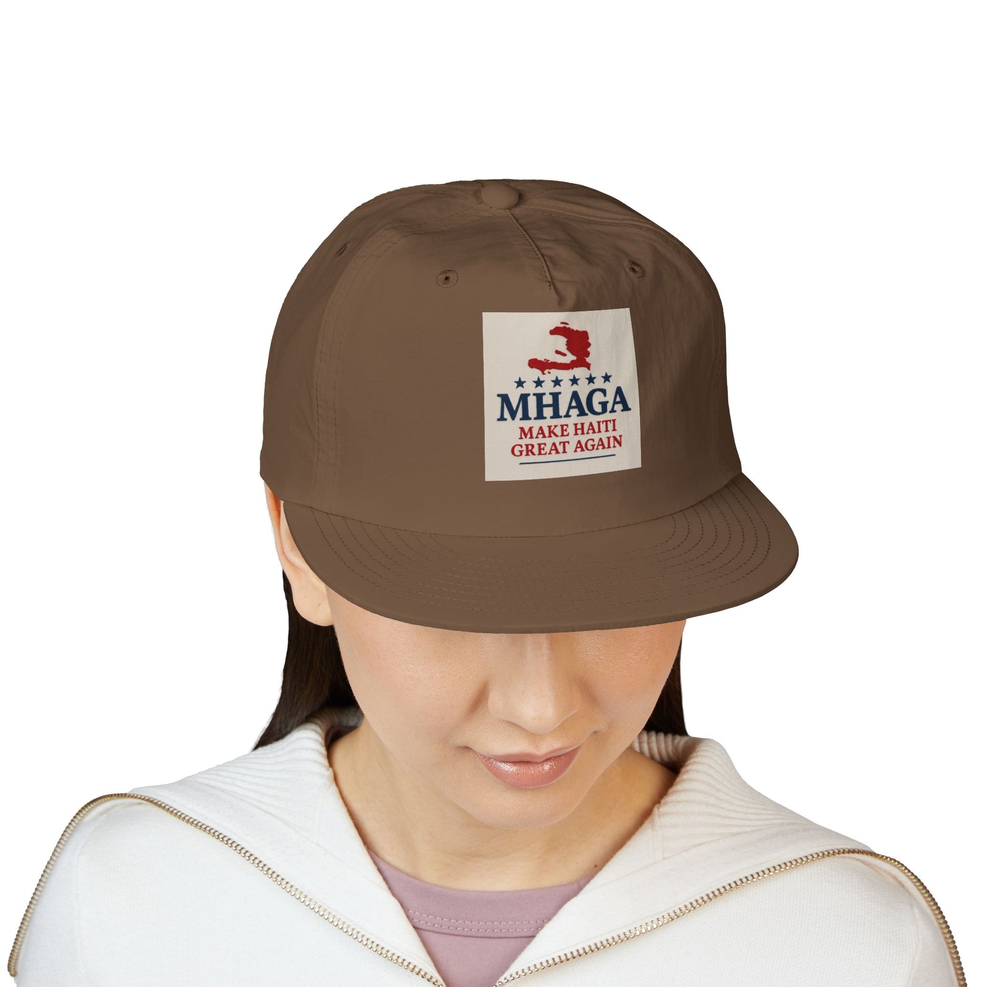 Surf Cap with 'MHAGA - Make Haiti Great Again' Design | Ideal for Beach Days, Casual Outings, Summer Festivals, Travel Adventures, Gift Idea