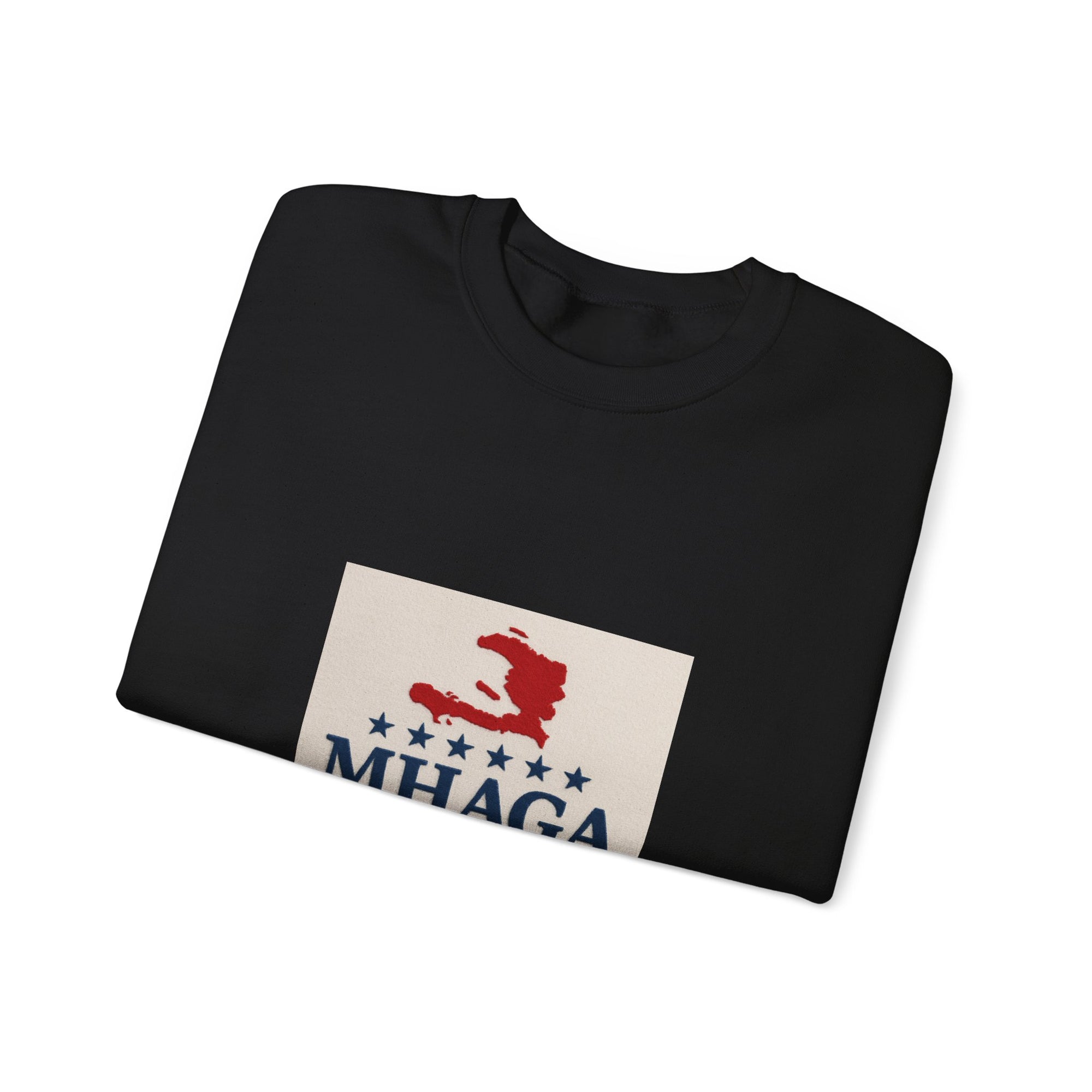 Haitian Pride Crewneck Sweatshirt, Cozy Unisex Pullover, Heritage Apparel, Perfect Gift, Casual Wear for All