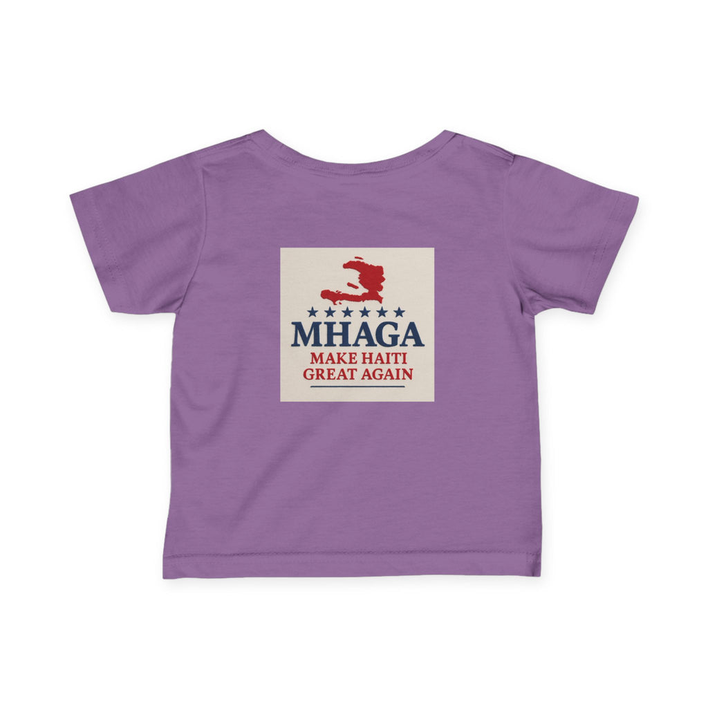 Infant Fine Jersey Tee with 'MHAGA' Design - Cute Baby T-Shirt, Toddler Apparel, Baby Shower Gift, Toddler Outfit, Gift for New Parents