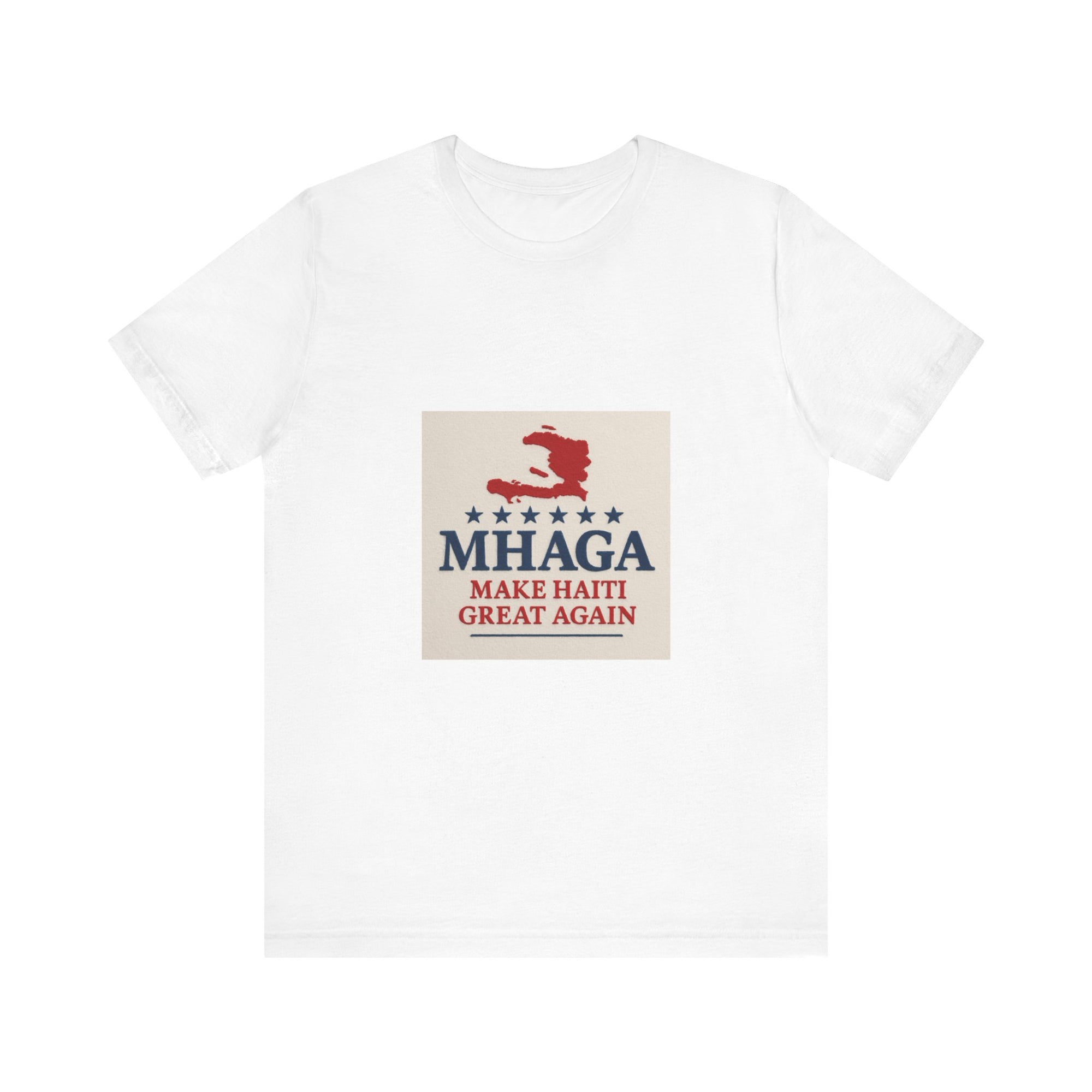 Patriotic Short Sleeve Tee, Unisex Jersey T-Shirt for Summer Celebrations, Haiti Pride, Casual Wear, Gift Idea for Holidays