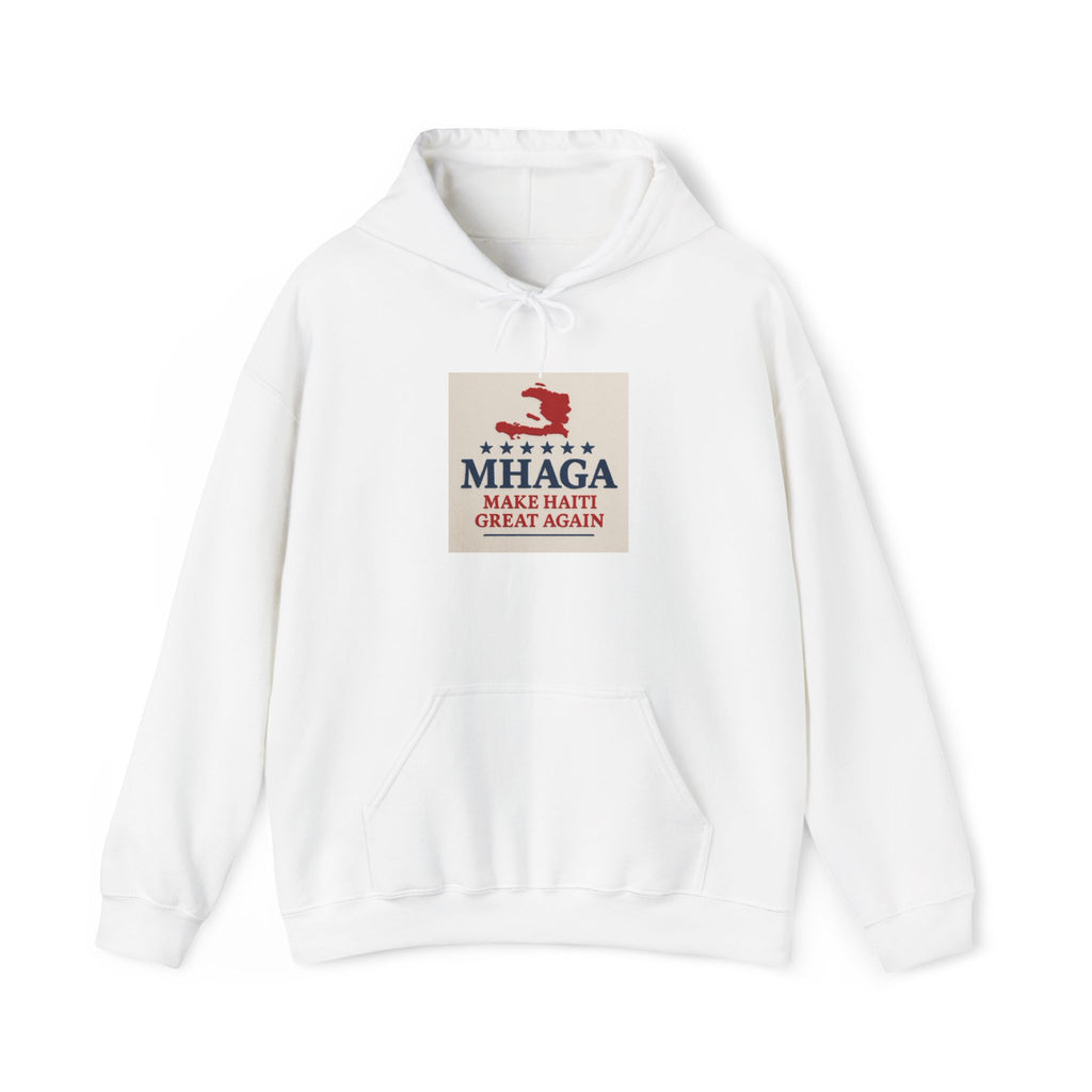 MHAGA Make Haiti Great Again Hoodie, Unisex Sweatshirt, Casual Wear, Gift for Friends, Cultural Pride, Cozy Apparel