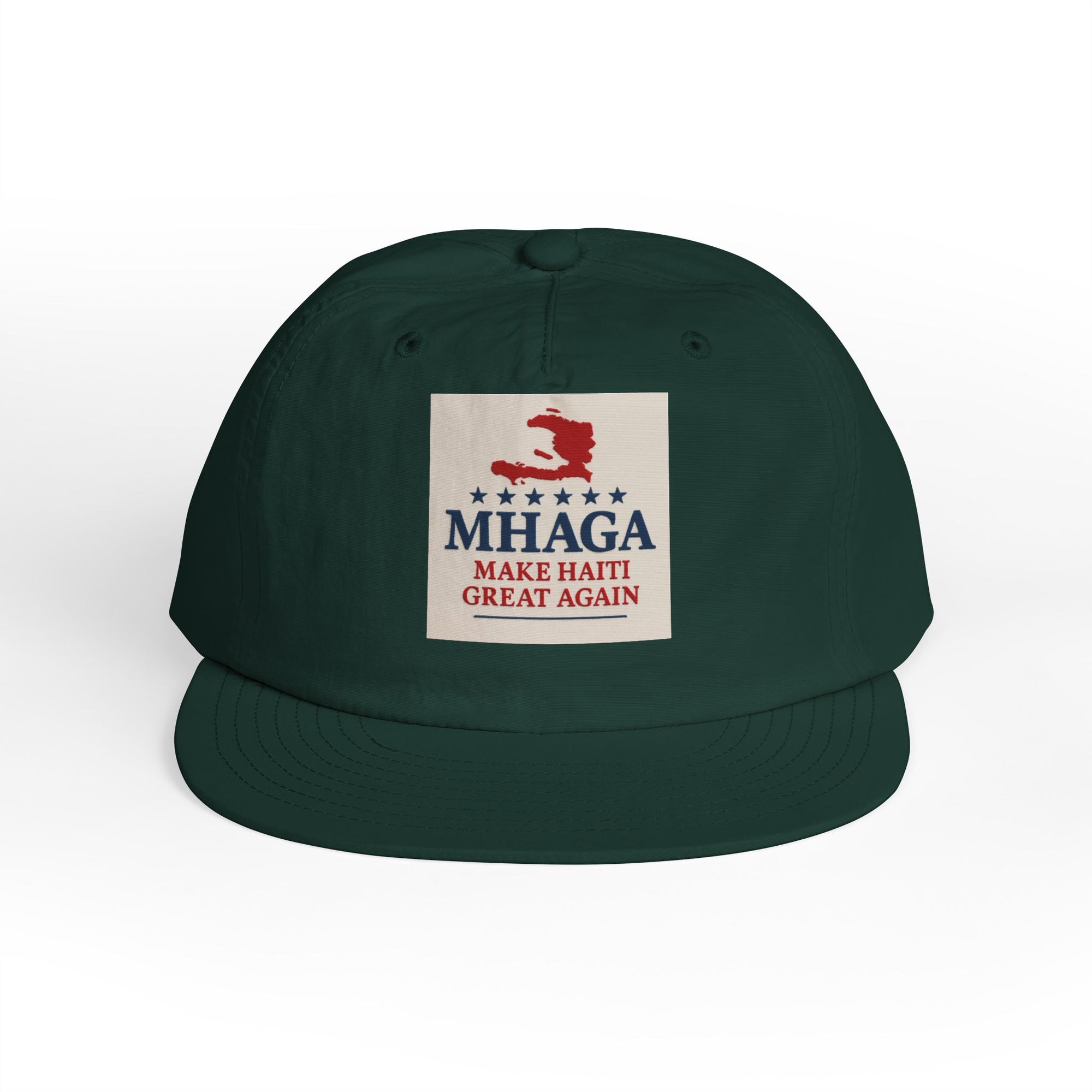 Surf Cap with 'MHAGA - Make Haiti Great Again' Design | Ideal for Beach Days, Casual Outings, Summer Festivals, Travel Adventures, Gift Idea