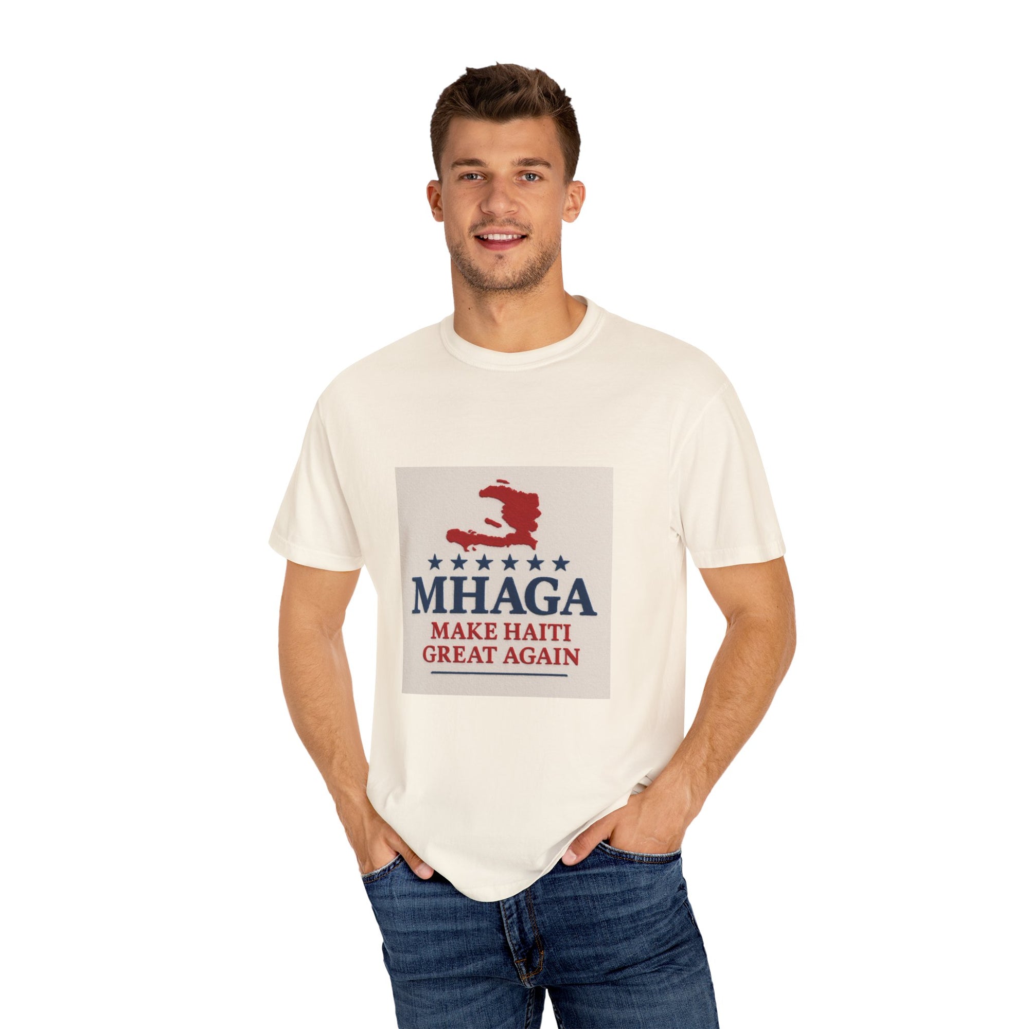 Unisex T-Shirt - Make Haiti Great Again, Casual Wear, Gifts for Haiti Supporters, Patriotic Apparel, Everyday Comfort Tee