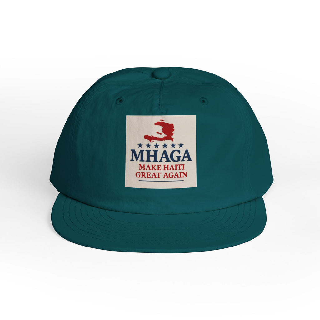 Surf Cap with 'MHAGA - Make Haiti Great Again' Design | Ideal for Beach Days, Casual Outings, Summer Festivals, Travel Adventures, Gift Idea