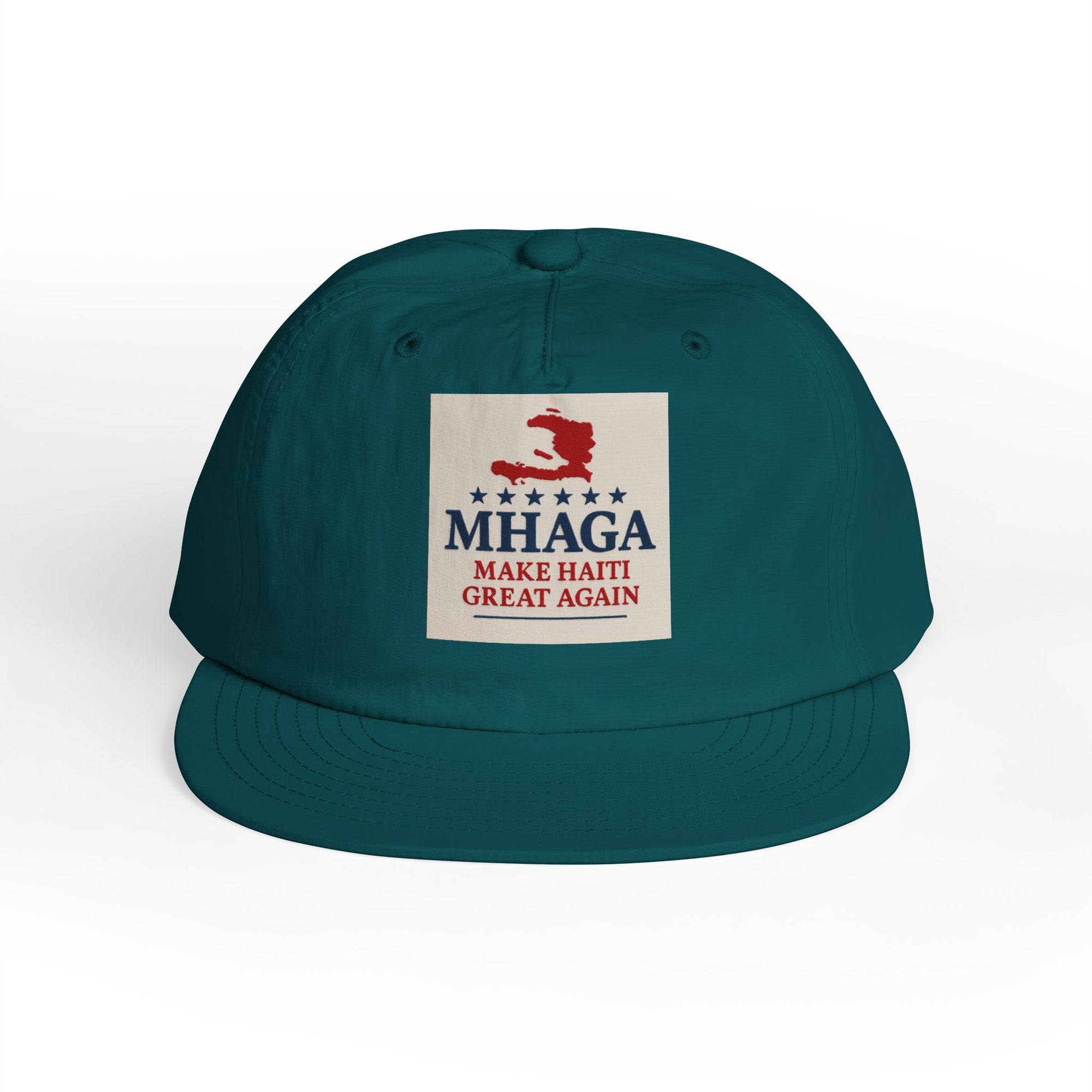Surf Cap with 'MHAGA - Make Haiti Great Again' Design | Ideal for Beach Days, Casual Outings, Summer Festivals, Travel Adventures, Gift Idea