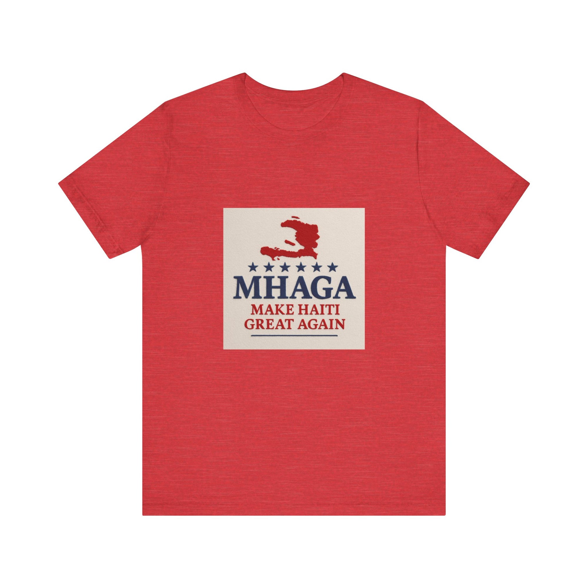 Unisex Jersey Short Sleeve Tee – MHAGA Make Haiti Great Again Shirt, Casual Wear, Gift for Activists, Festival Apparel, Travel Tee