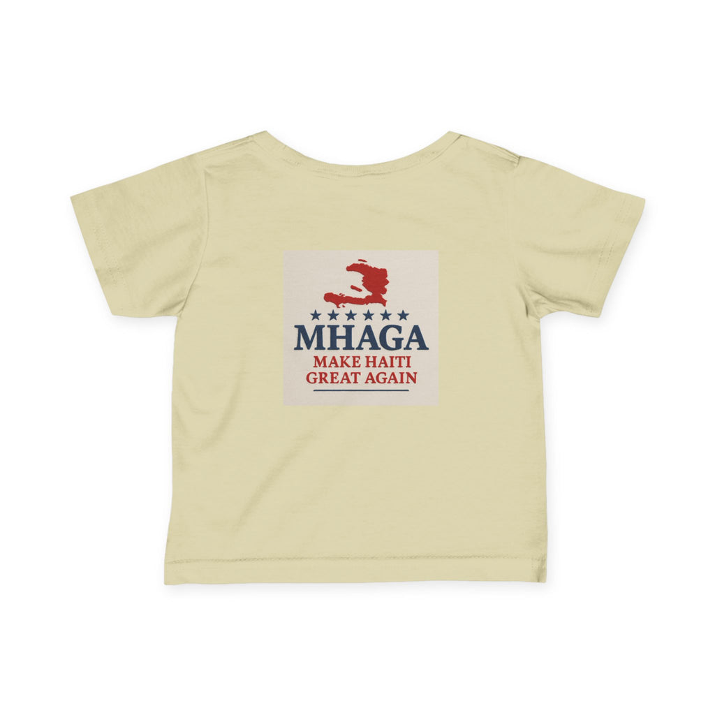 Infant Fine Jersey Tee with 'MHAGA' Design - Cute Baby T-Shirt, Toddler Apparel, Baby Shower Gift, Toddler Outfit, Gift for New Parents