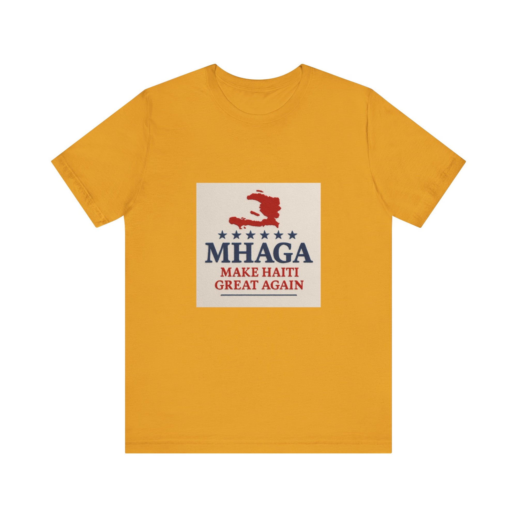 Unisex Jersey Short Sleeve Tee – MHAGA Make Haiti Great Again Shirt, Casual Wear, Gift for Activists, Festival Apparel, Travel Tee
