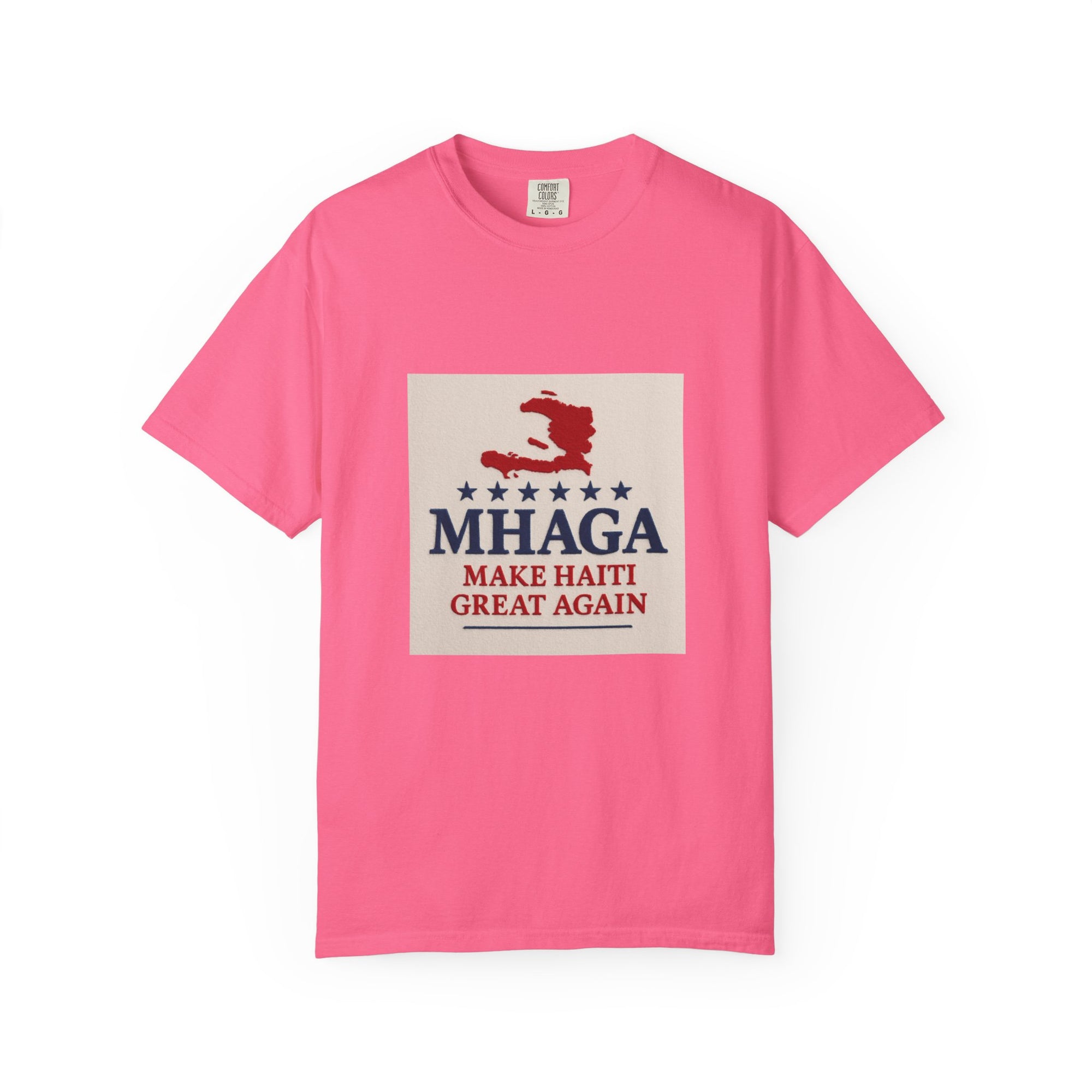 Unisex Garment-Dyed T-shirt: Make Haiti Great Again, Casual Tee, Cultural Pride Shirt, Gift for Activists, Haiti Heritage Apparel