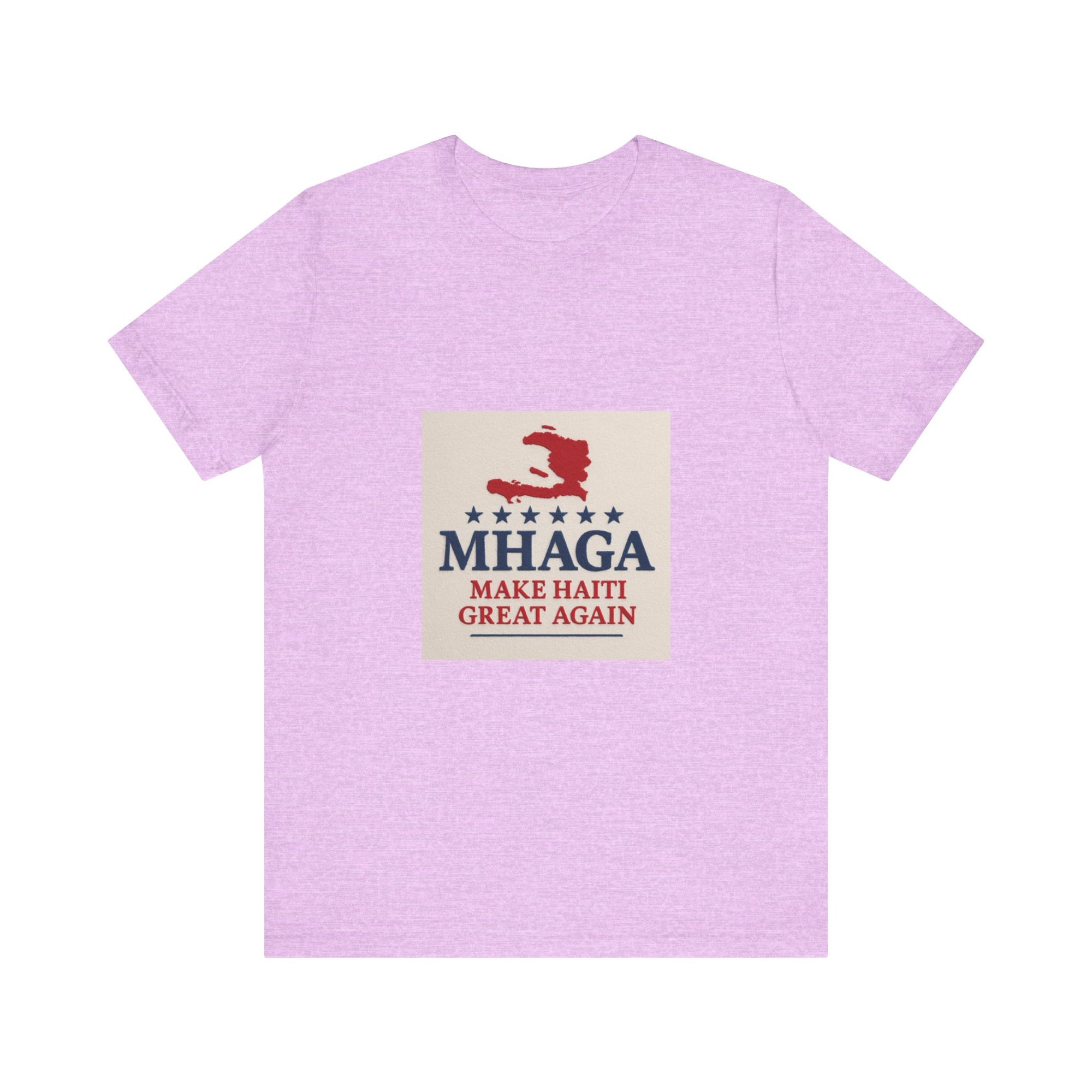 Patriotic Short Sleeve Tee, Unisex Jersey T-Shirt for Summer Celebrations, Haiti Pride, Casual Wear, Gift Idea for Holidays