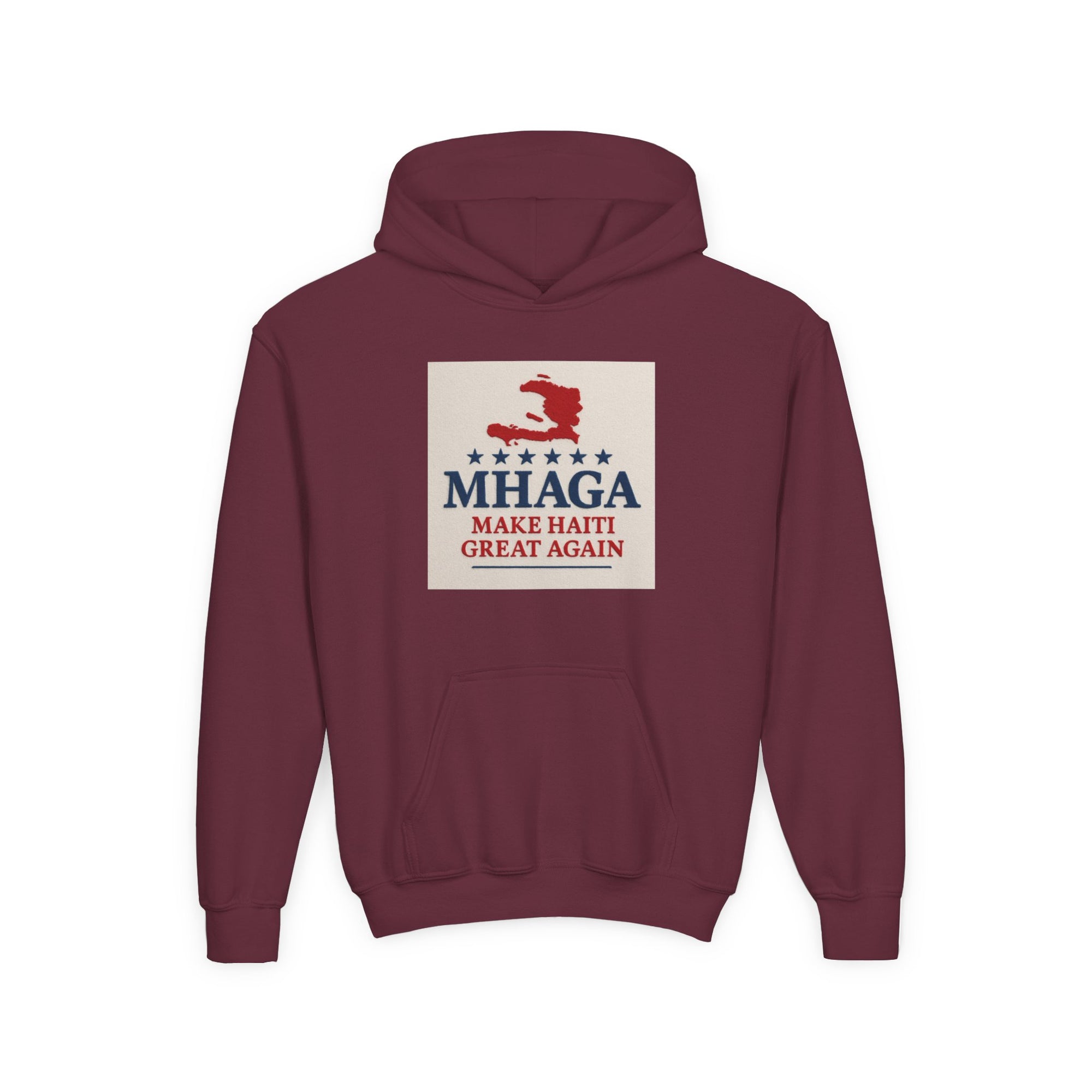 Youth Hooded Sweatshirt with 'Make Haiti Great Again' Design - Cozy, Trendy Hoodie for Youth, Perfect Gift for Holidays, Casual Wear, [...]
