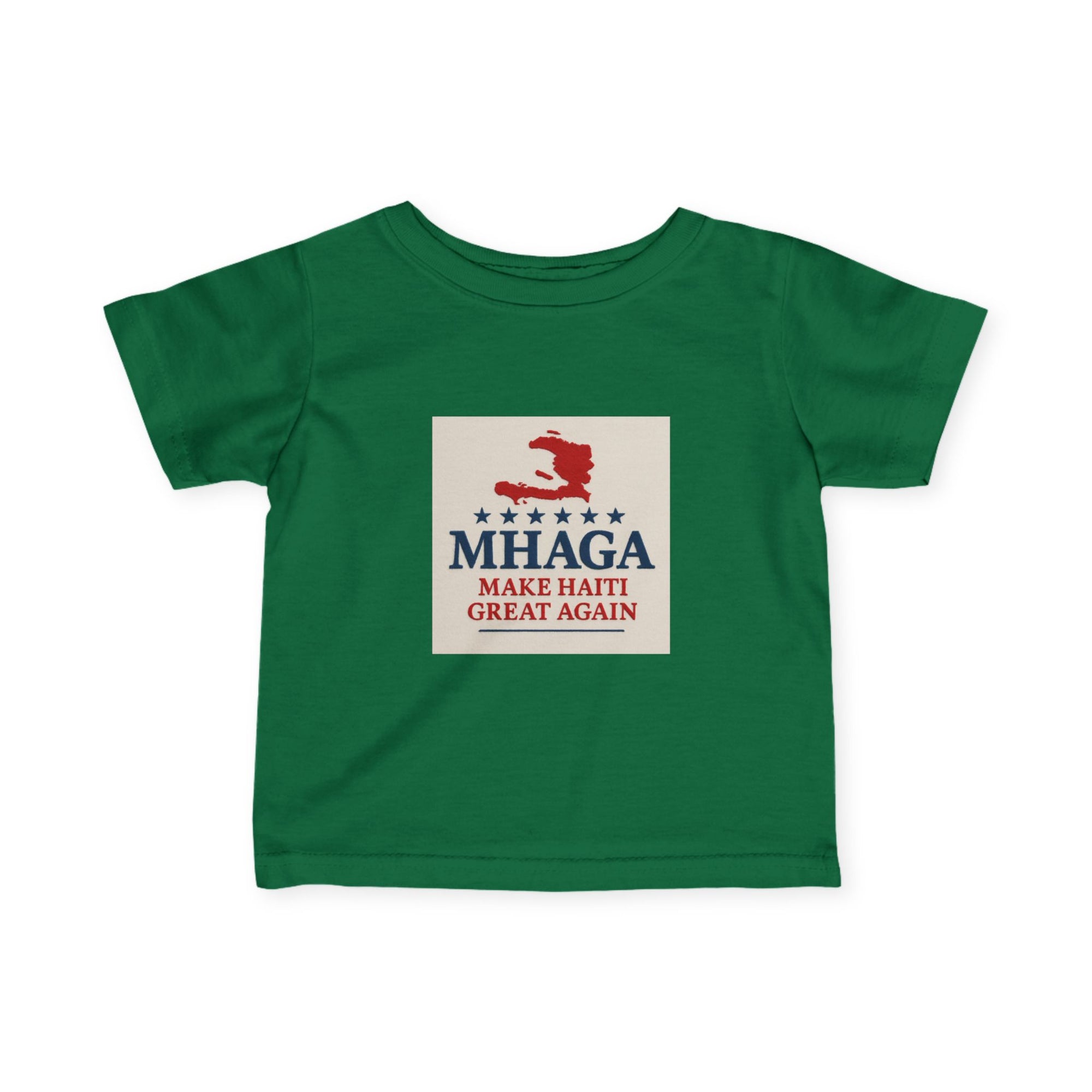 Infant Fine Jersey Tee with 'MHAGA' Design - Cute Baby T-Shirt, Toddler Apparel, Baby Shower Gift, Toddler Outfit, Gift for New Parents