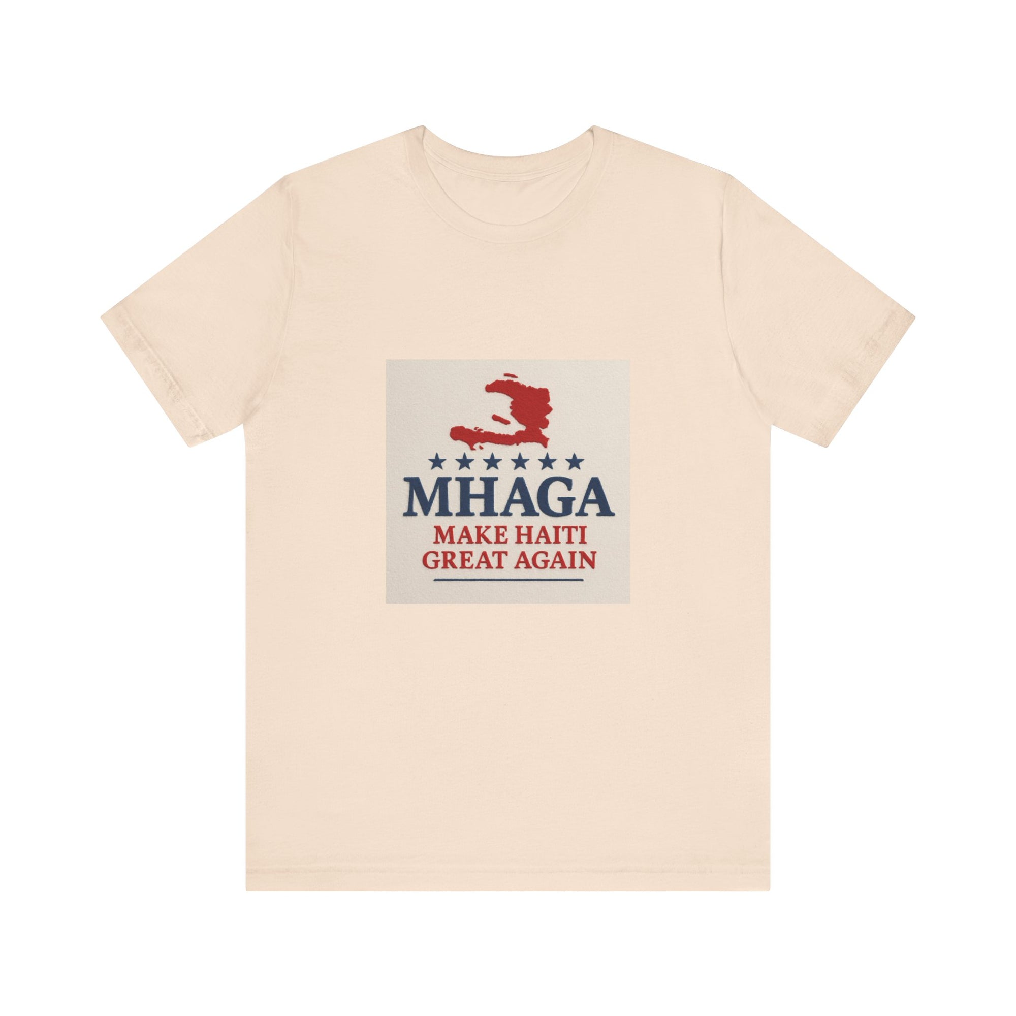Unisex Jersey Short Sleeve Tee – MHAGA Make Haiti Great Again Shirt, Casual Wear, Gift for Activists, Festival Apparel, Travel Tee