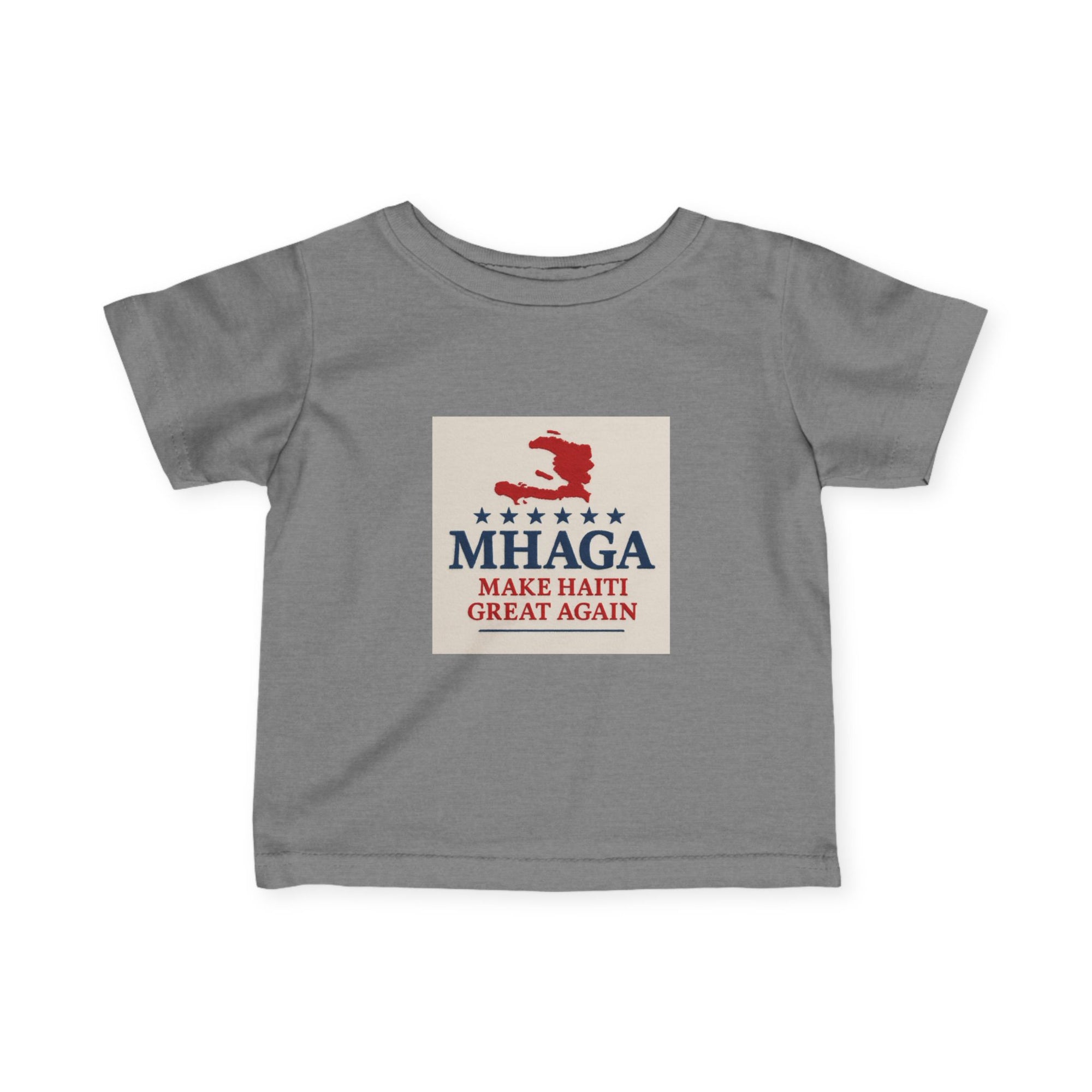 Infant Fine Jersey Tee with 'MHAGA' Design - Cute Baby T-Shirt, Toddler Apparel, Baby Shower Gift, Toddler Outfit, Gift for New Parents