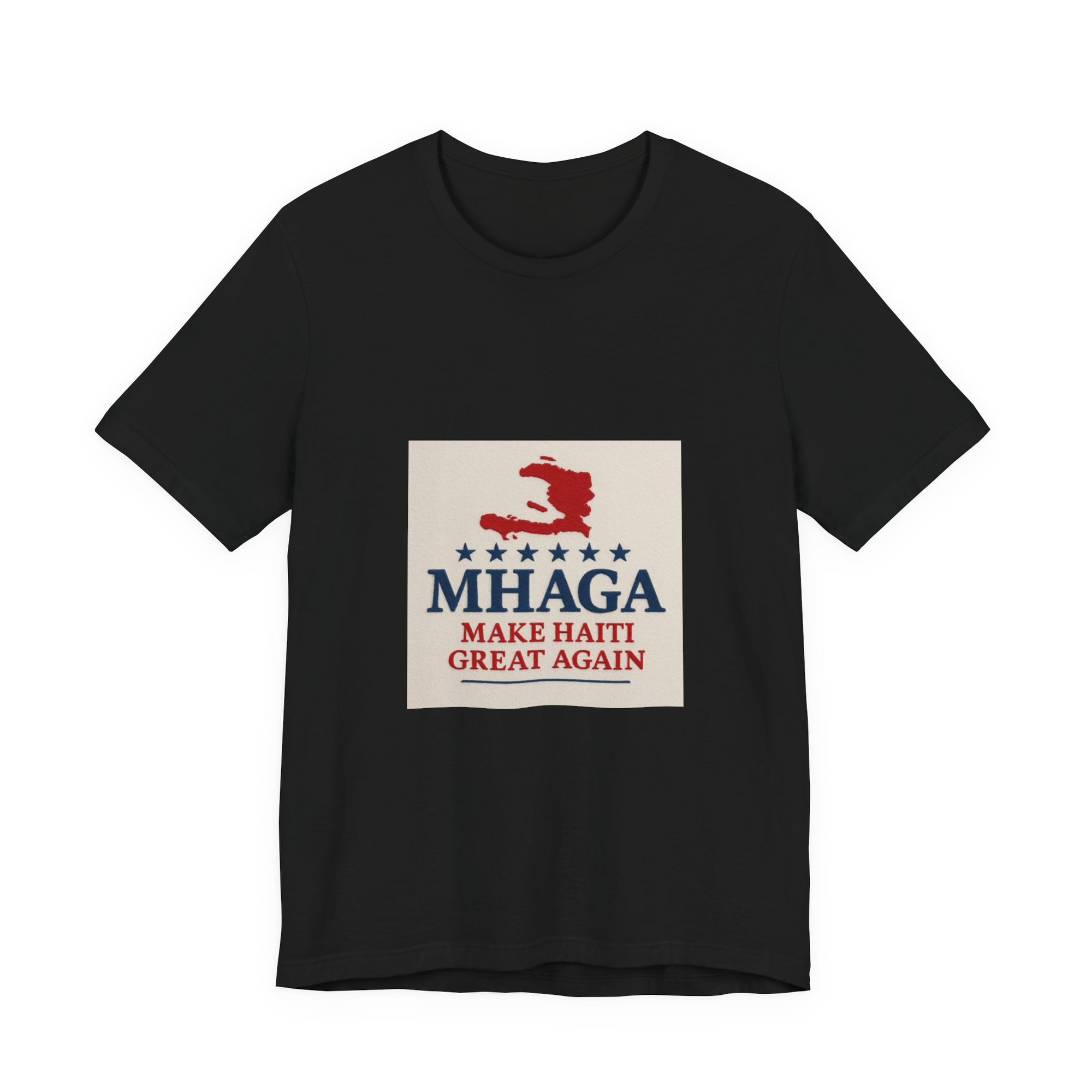 Patriotic Short Sleeve Tee, Unisex Jersey T-Shirt for Summer Celebrations, Haiti Pride, Casual Wear, Gift Idea for Holidays