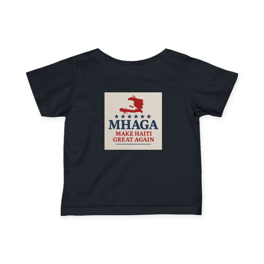 Infant Fine Jersey Tee with 'MHAGA' Design - Cute Baby T-Shirt, Toddler Apparel, Baby Shower Gift, Toddler Outfit, Gift for New Parents