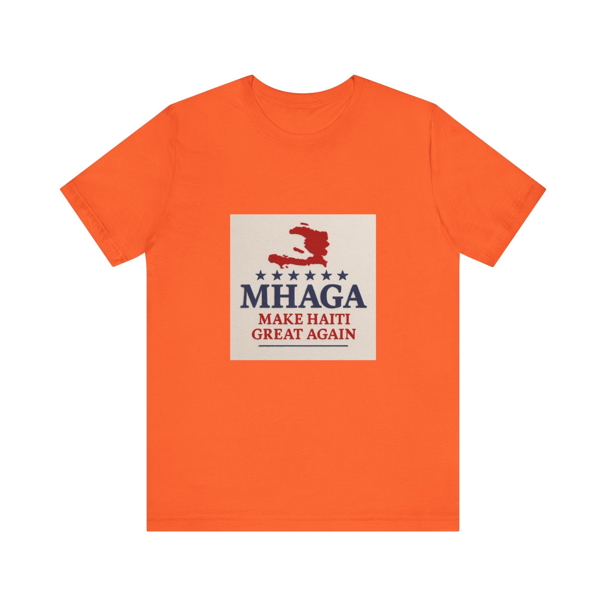 Unisex Jersey Short Sleeve Tee – MHAGA Make Haiti Great Again Shirt, Casual Wear, Gift for Activists, Festival Apparel, Travel Tee
