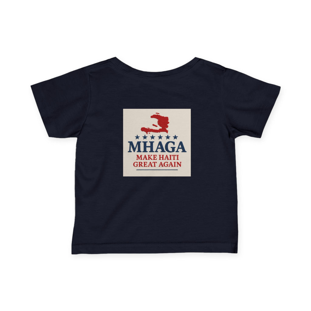Infant Fine Jersey Tee with 'MHAGA' Design - Cute Baby T-Shirt, Toddler Apparel, Baby Shower Gift, Toddler Outfit, Gift for New Parents