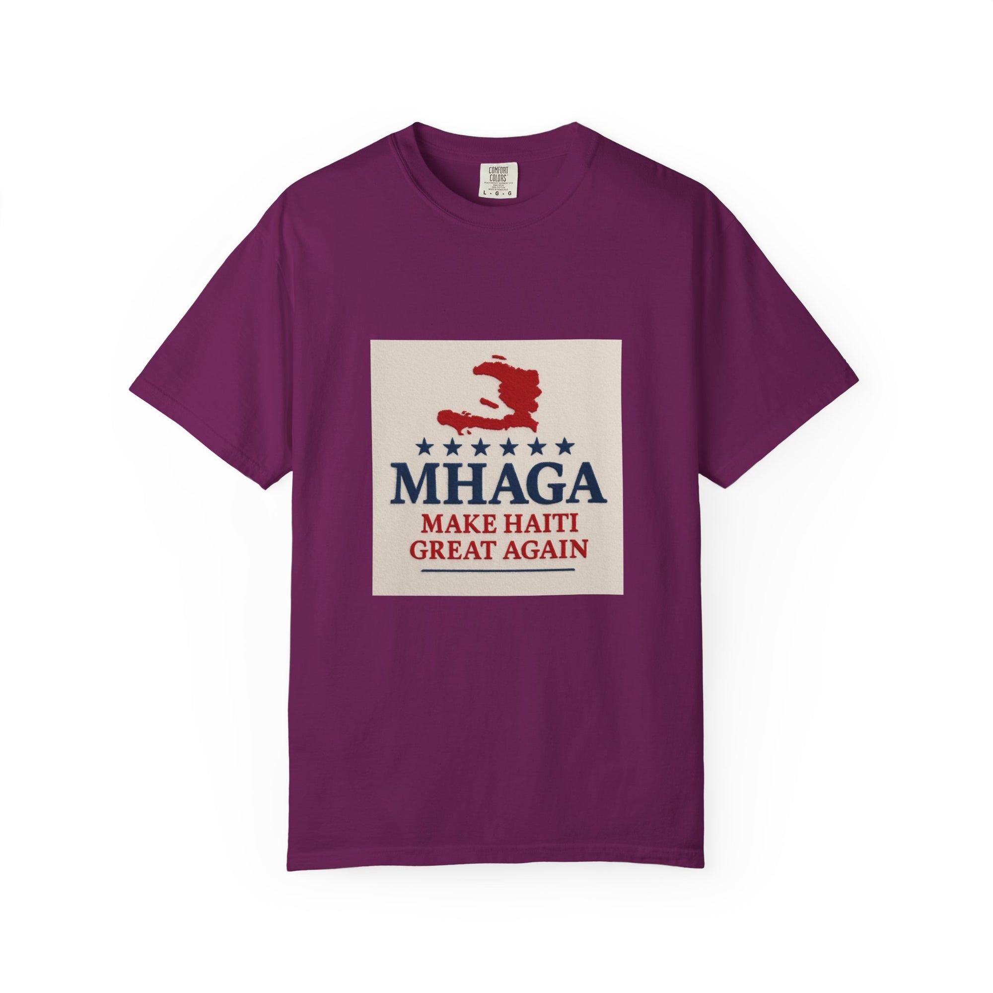 Unisex Garment-Dyed T-shirt: Make Haiti Great Again, Casual Tee, Cultural Pride Shirt, Gift for Activists, Haiti Heritage Apparel