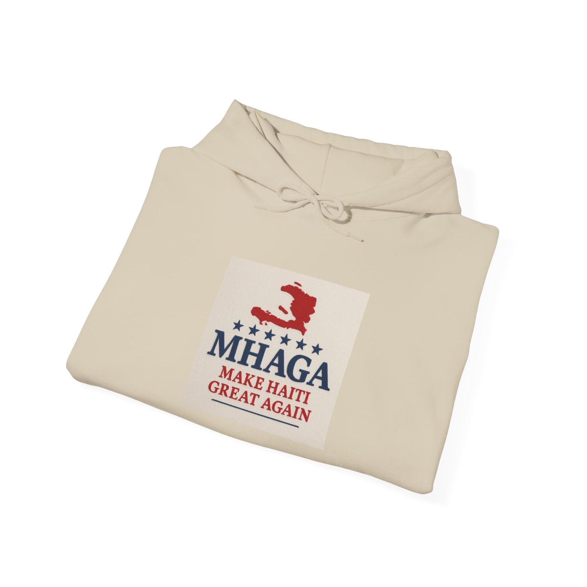 MHAGA Make Haiti Great Again Hoodie, Unisex Sweatshirt, Casual Wear, Gift for Friends, Cultural Pride, Cozy Apparel