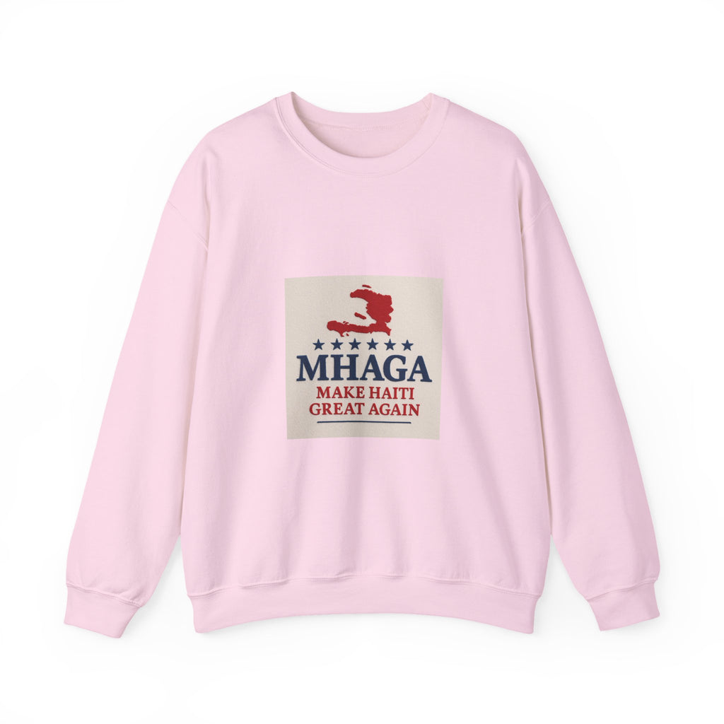 Haitian Pride Crewneck Sweatshirt, Cozy Unisex Pullover, Heritage Apparel, Perfect Gift, Casual Wear for All