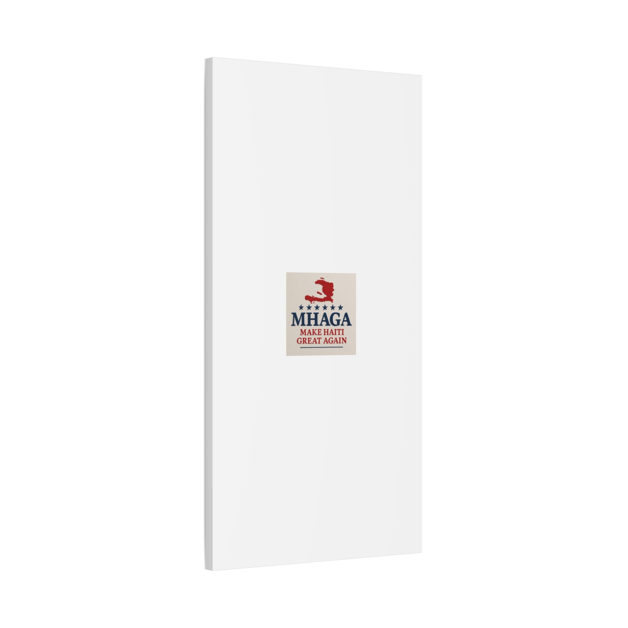 Matte Canvas Wall Art - MHAGA Make Haiti Great Again, Political Decor, Haitian Pride, Home Gallery, Unique Gift Idea