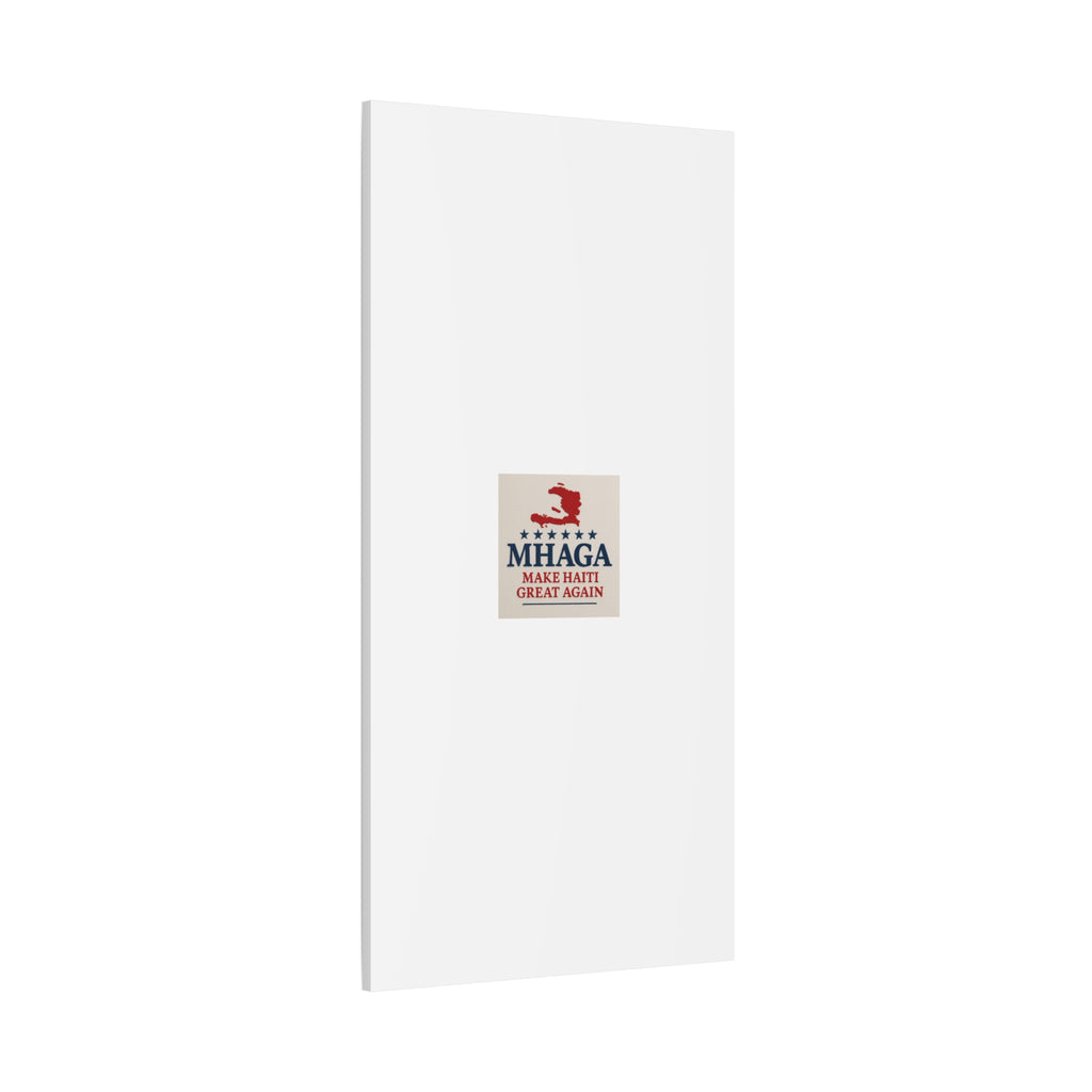 Matte Canvas Wall Art - MHAGA Make Haiti Great Again, Political Decor, Haitian Pride, Home Gallery, Unique Gift Idea