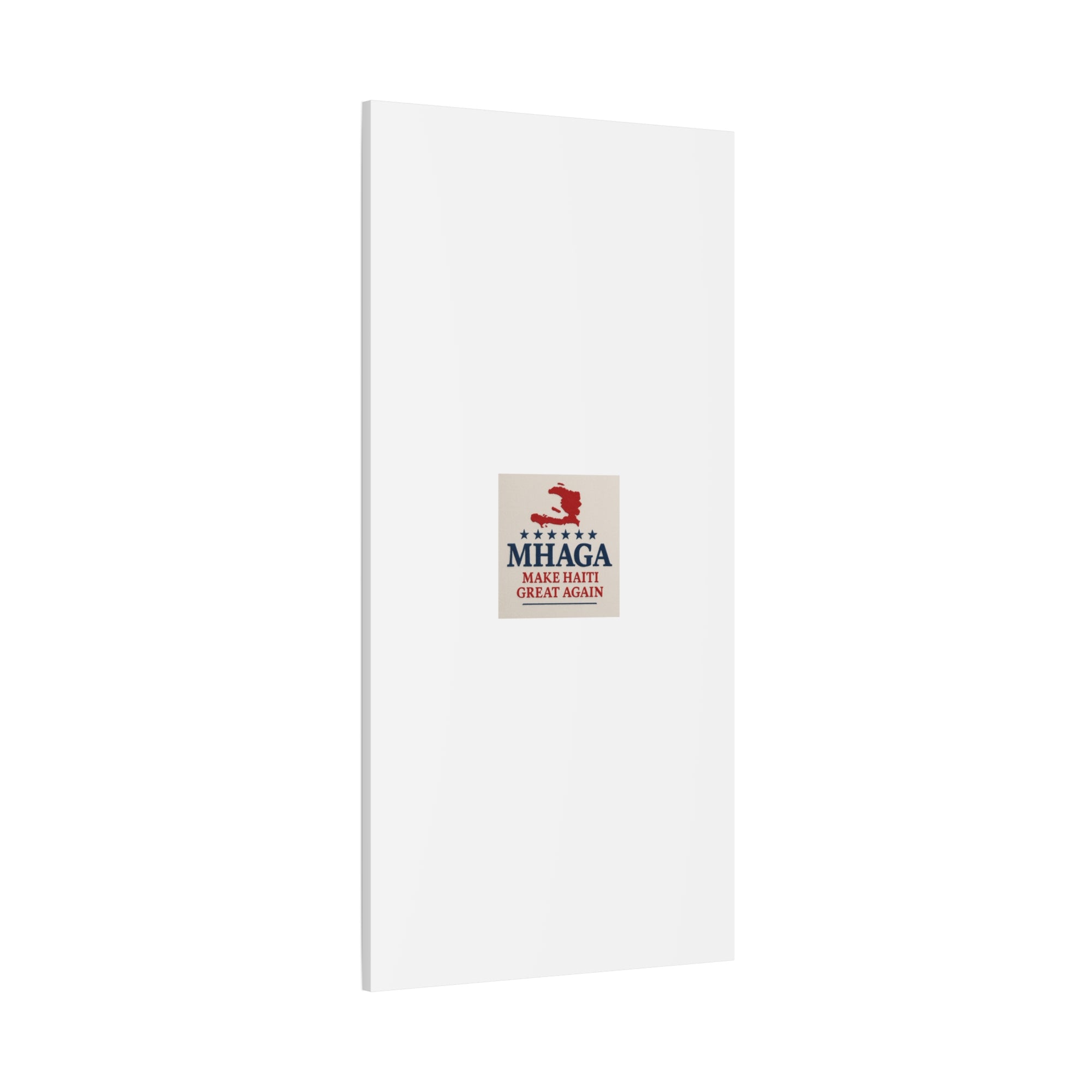 Matte Canvas Wall Art - MHAGA Make Haiti Great Again, Political Decor, Haitian Pride, Home Gallery, Unique Gift Idea