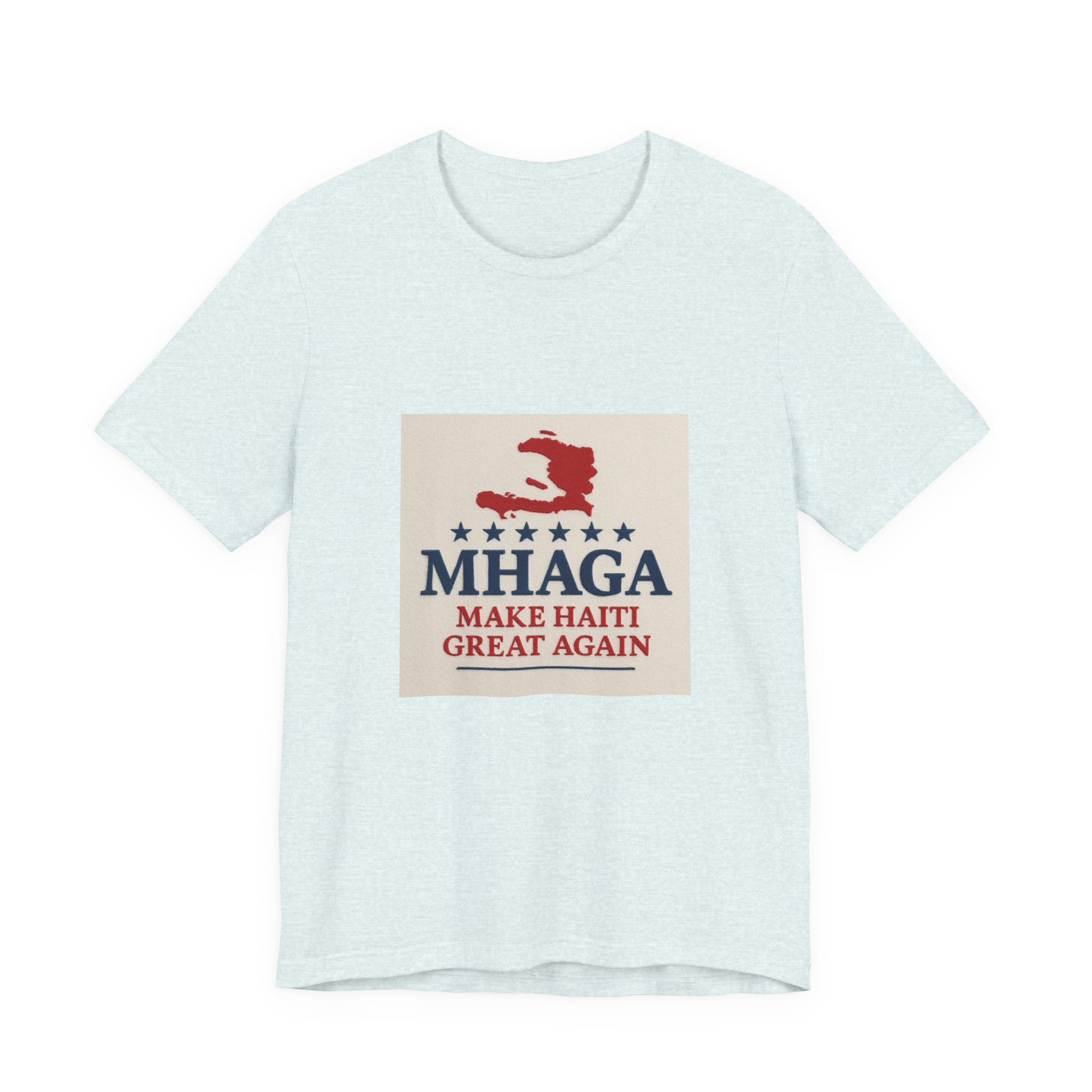 Unisex Jersey Short Sleeve Tee – MHAGA Make Haiti Great Again Shirt, Casual Wear, Gift for Activists, Festival Apparel, Travel Tee