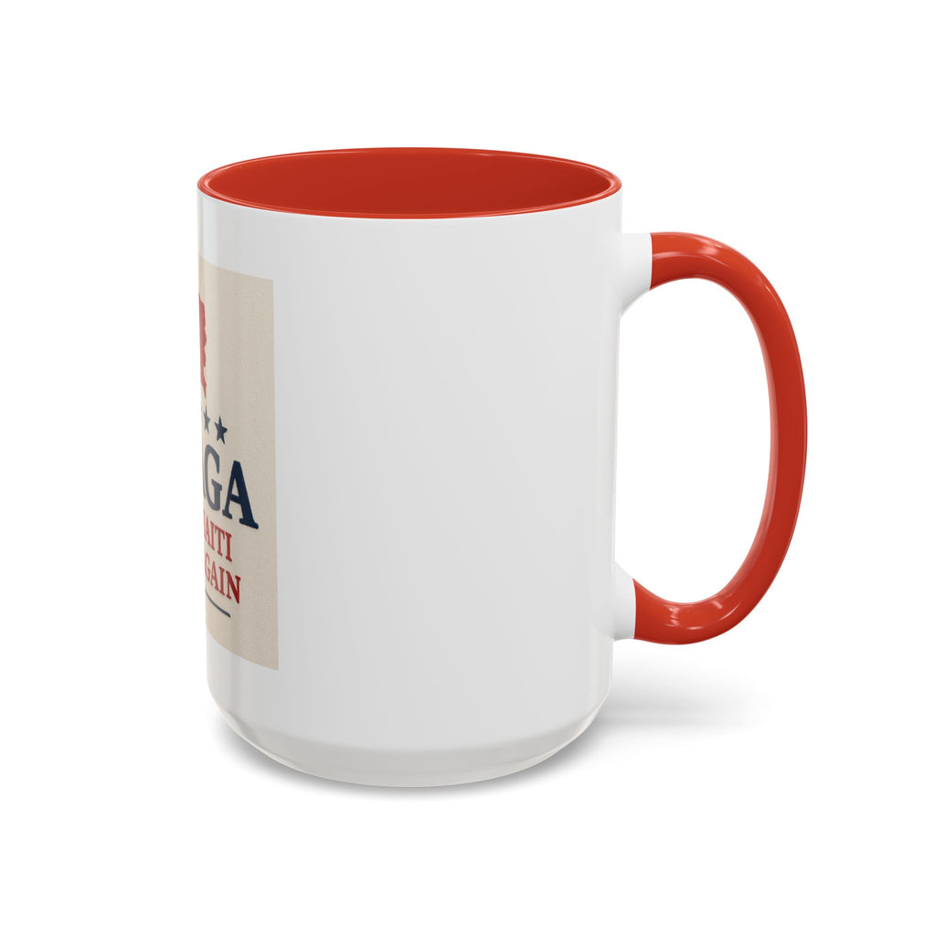 Patriotic Coffee Mug - MHAGA (Make Haiti Great Again) | Unique Gift for Coffee Lovers, Haitian Pride, Political Humor