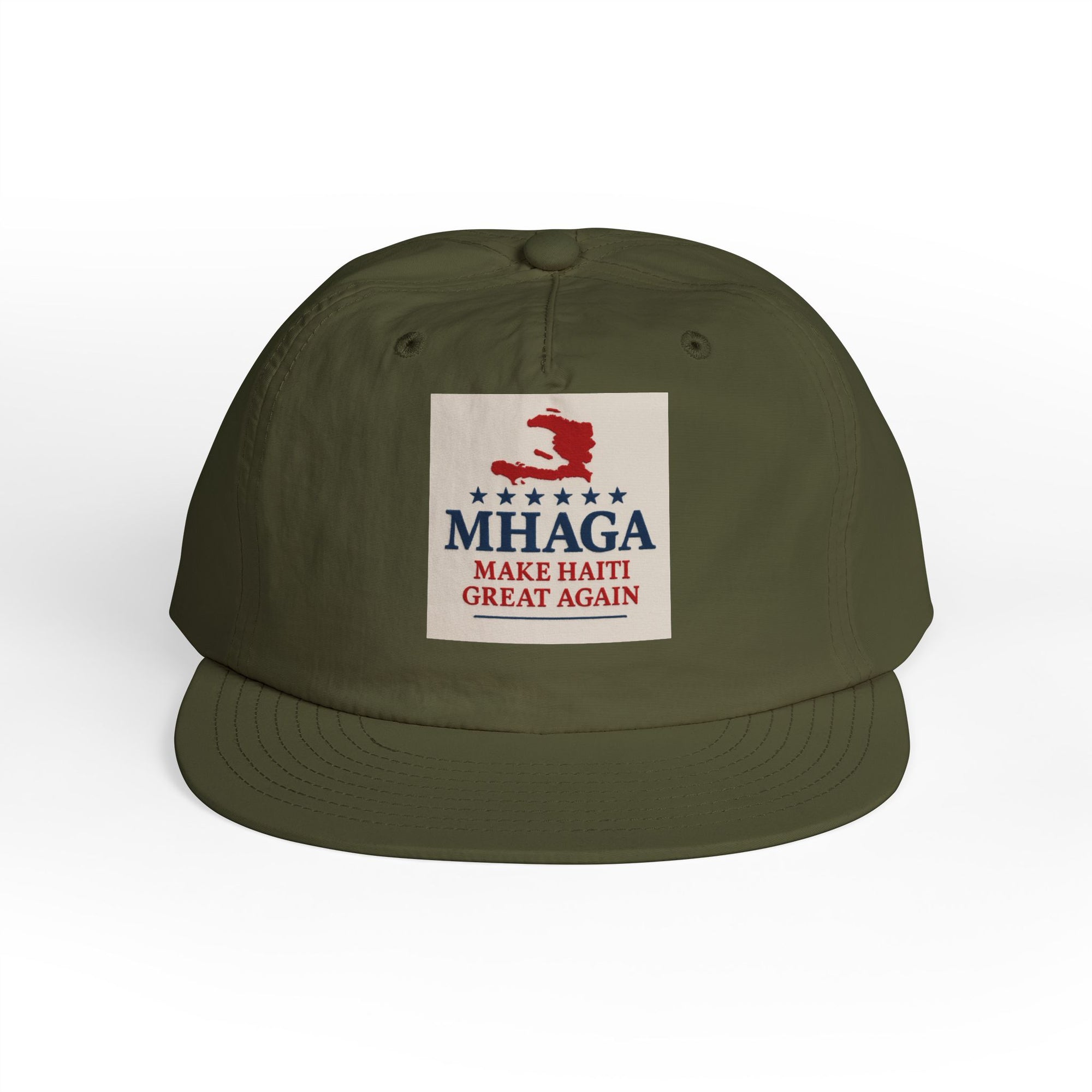 Surf Cap with 'MHAGA - Make Haiti Great Again' Design | Ideal for Beach Days, Casual Outings, Summer Festivals, Travel Adventures, Gift Idea