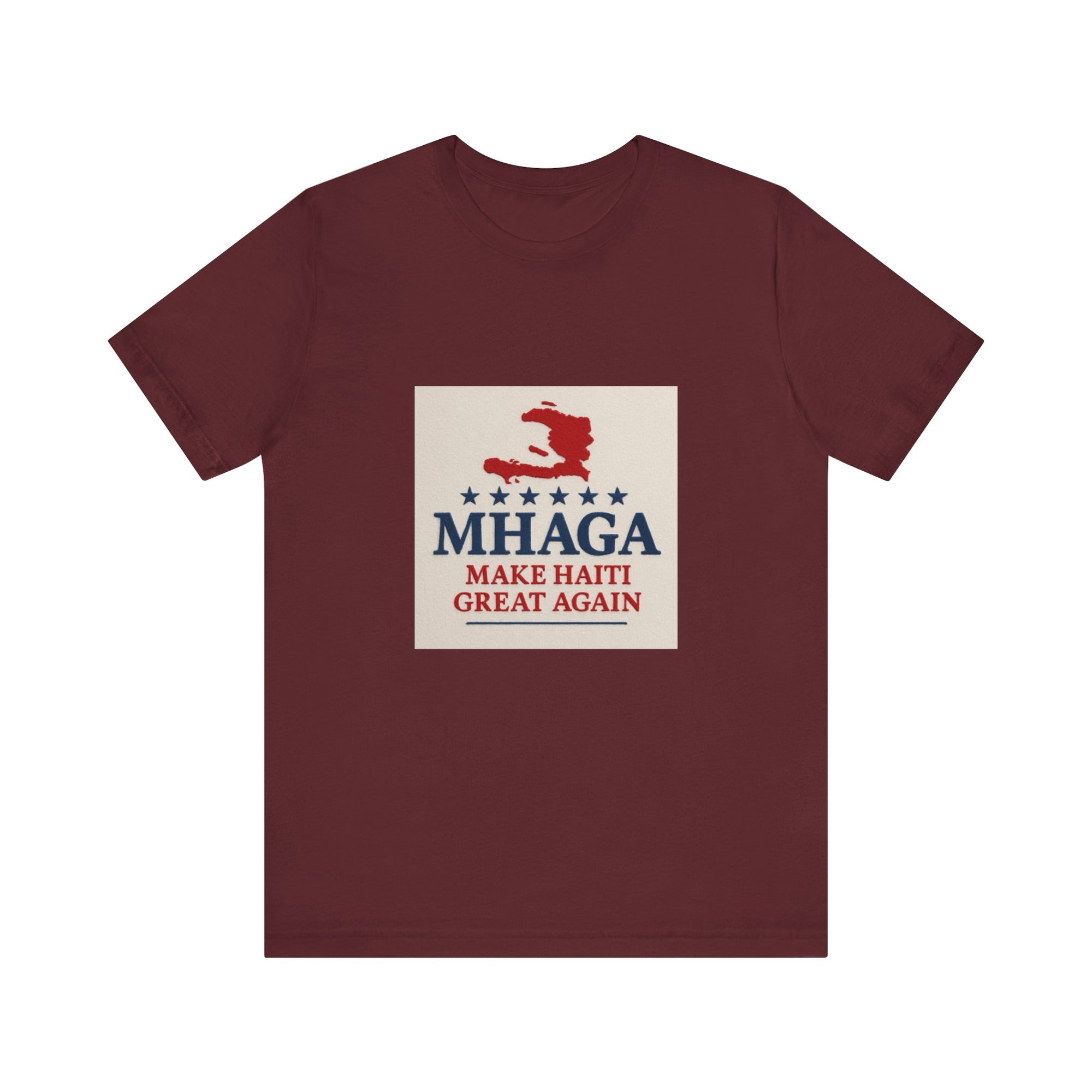 Unisex Jersey Short Sleeve Tee – MHAGA Make Haiti Great Again Shirt, Casual Wear, Gift for Activists, Festival Apparel, Travel Tee