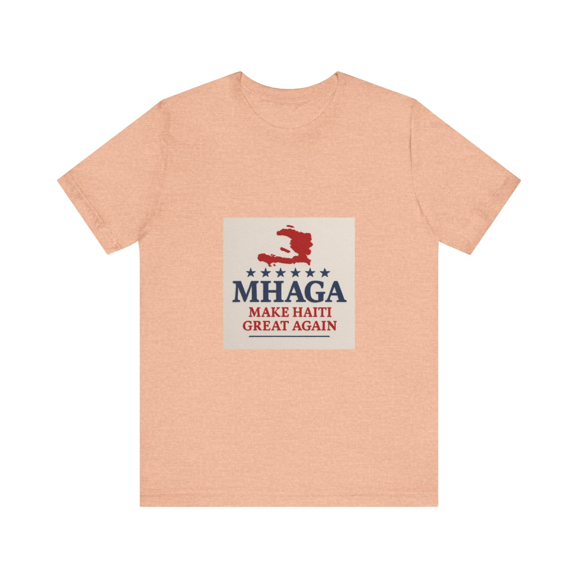 Patriotic Short Sleeve Tee, Unisex Jersey T-Shirt for Summer Celebrations, Haiti Pride, Casual Wear, Gift Idea for Holidays