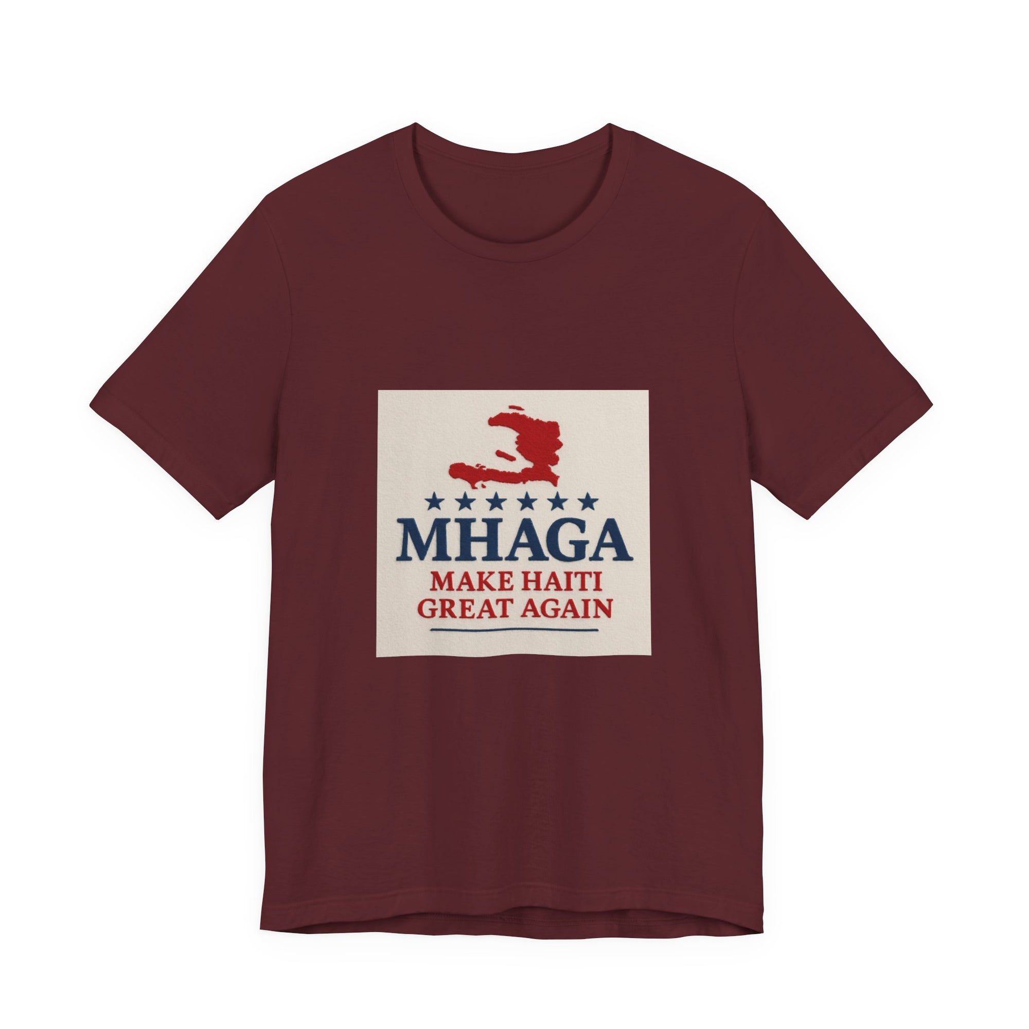 Unisex Jersey Short Sleeve Tee – MHAGA Make Haiti Great Again Shirt, Casual Wear, Gift for Activists, Festival Apparel, Travel Tee