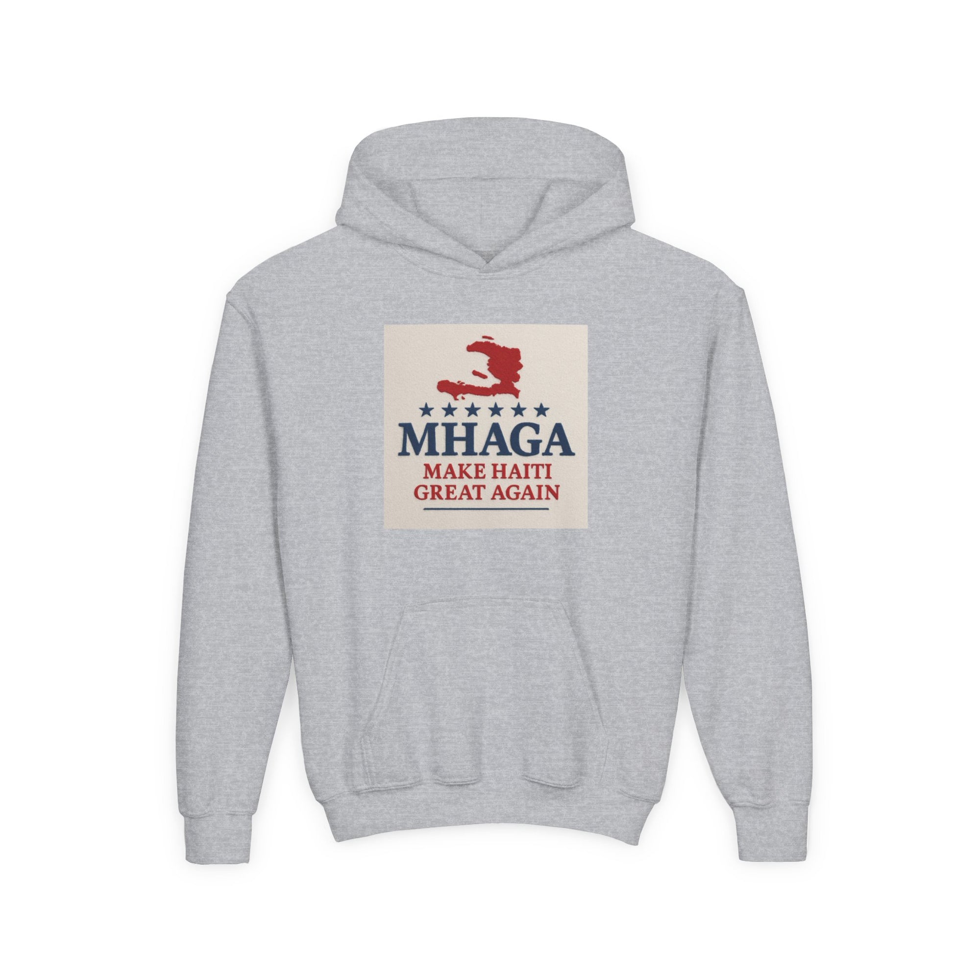 Youth Hooded Sweatshirt with 'Make Haiti Great Again' Design - Cozy, Trendy Hoodie for Youth, Perfect Gift for Holidays, Casual Wear, [...]