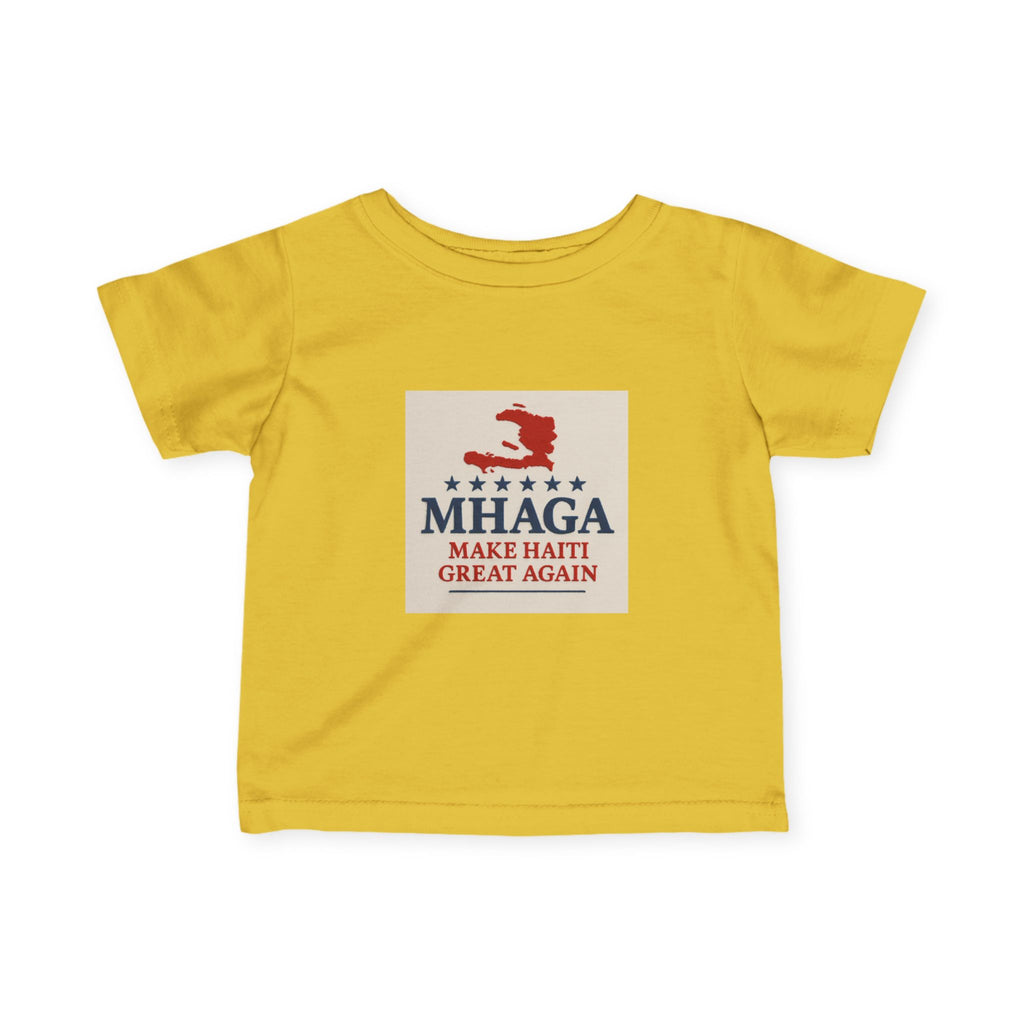 Infant Fine Jersey Tee with 'MHAGA' Design - Cute Baby T-Shirt, Toddler Apparel, Baby Shower Gift, Toddler Outfit, Gift for New Parents